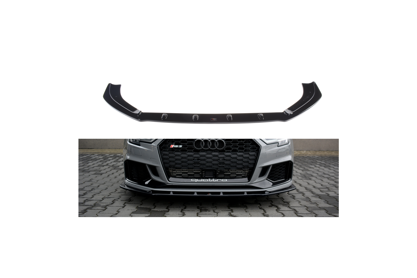 Splitter Przedni V.1 Audi RS3 8V FL Sedan