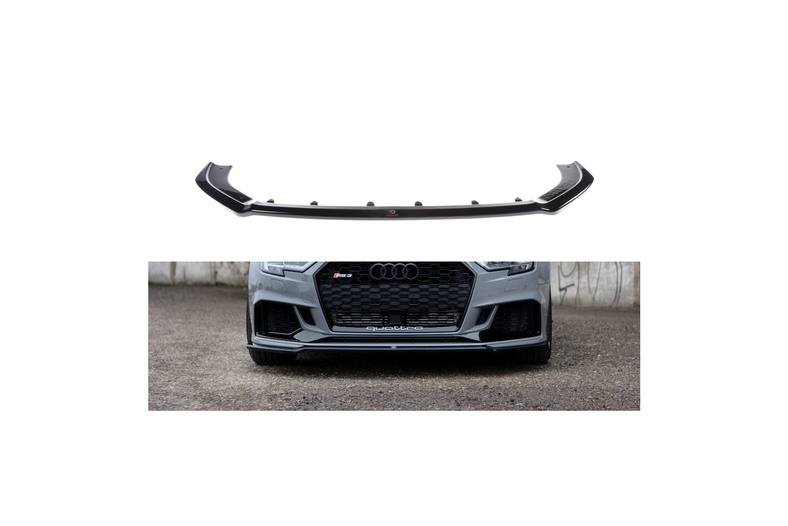 Splitter Przedni V.2 Audi RS3 8V FL Sedan