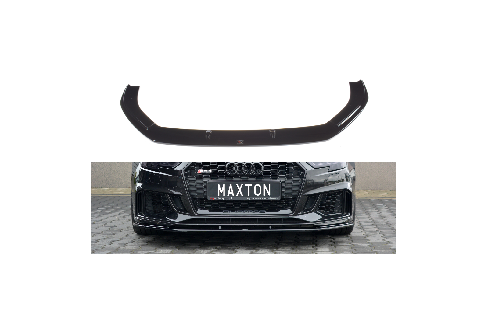 Splitter Przedni V.1 Audi RS3 8V FL Sportback