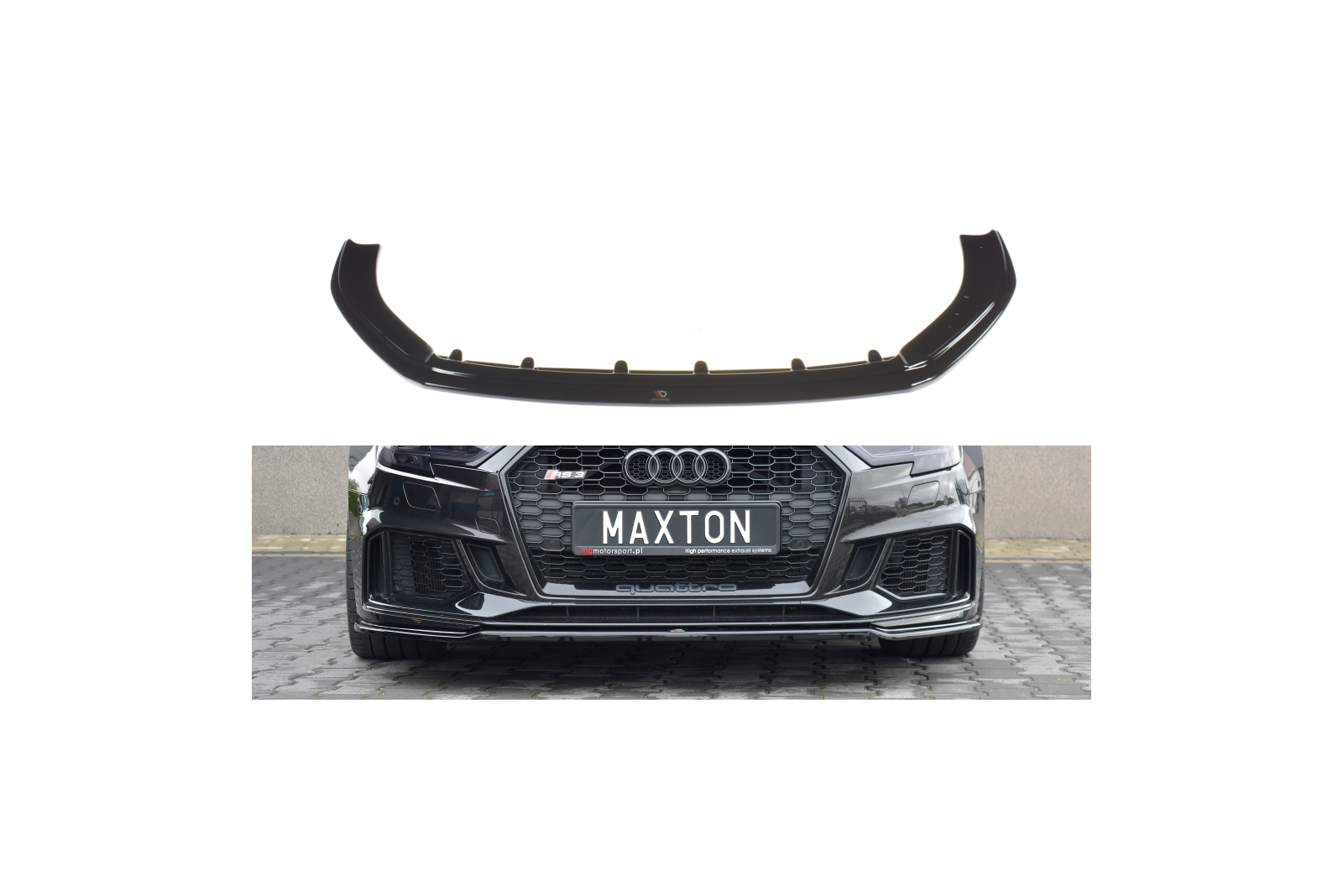 Splitter Przedni V.2 Audi RS3 8V FL Sportback