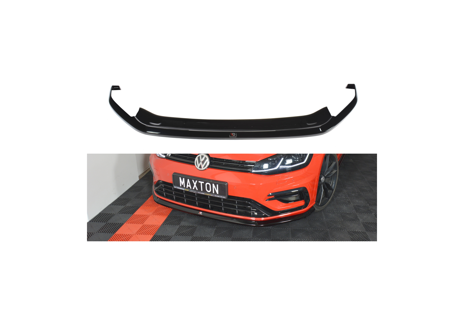 Splitter Przedni V.6 VW Golf 7 R / R-Line Facelift