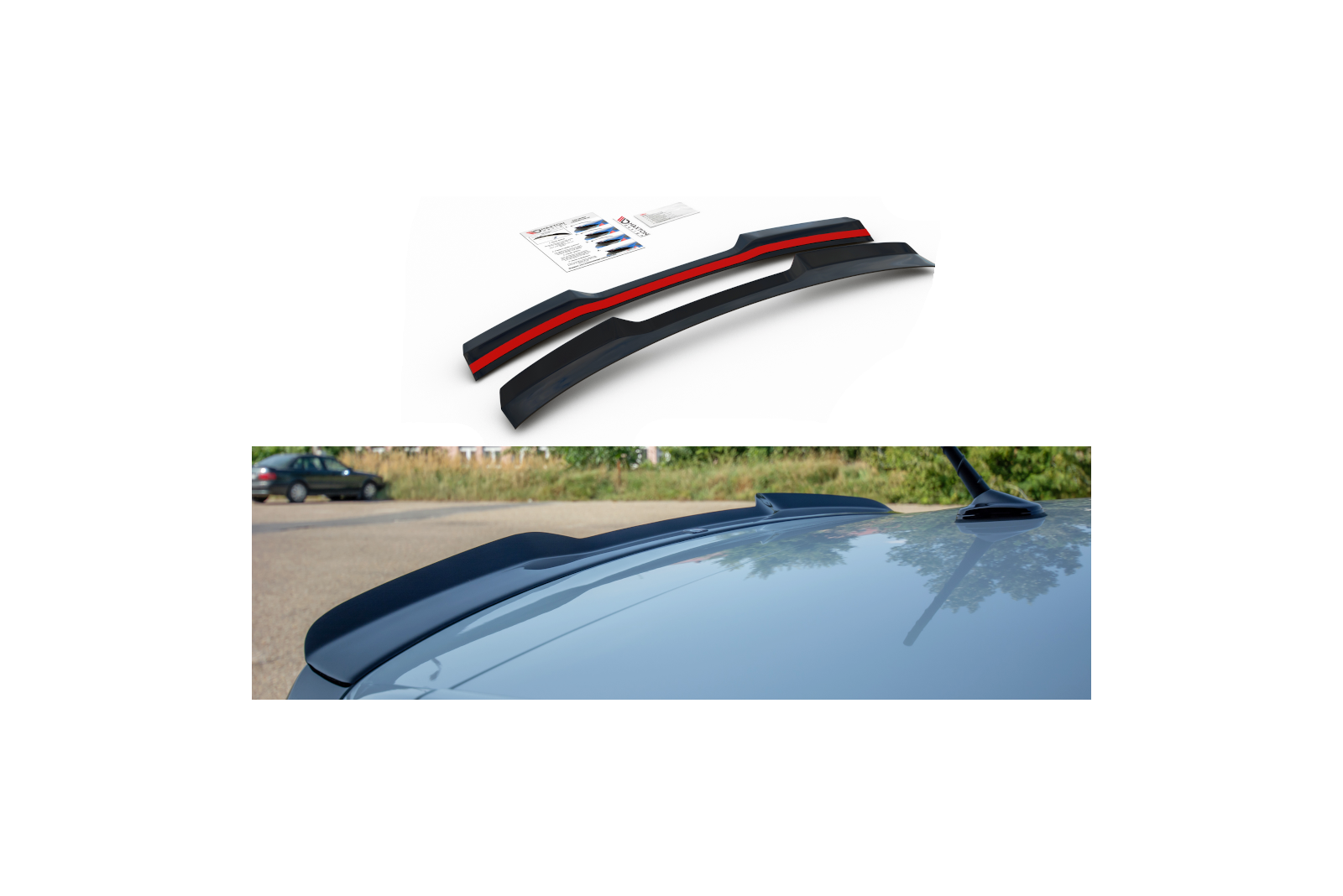 SPOILER EXTENSION VW POLO MK6 GTI