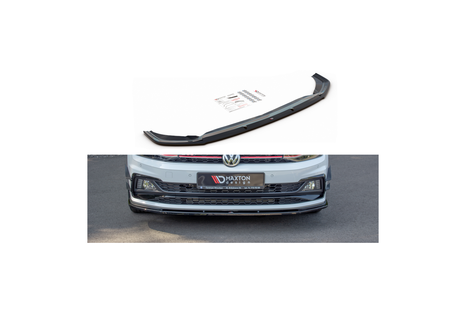 FRONT SPLITTER V.1 VW POLO MK6 GTI 