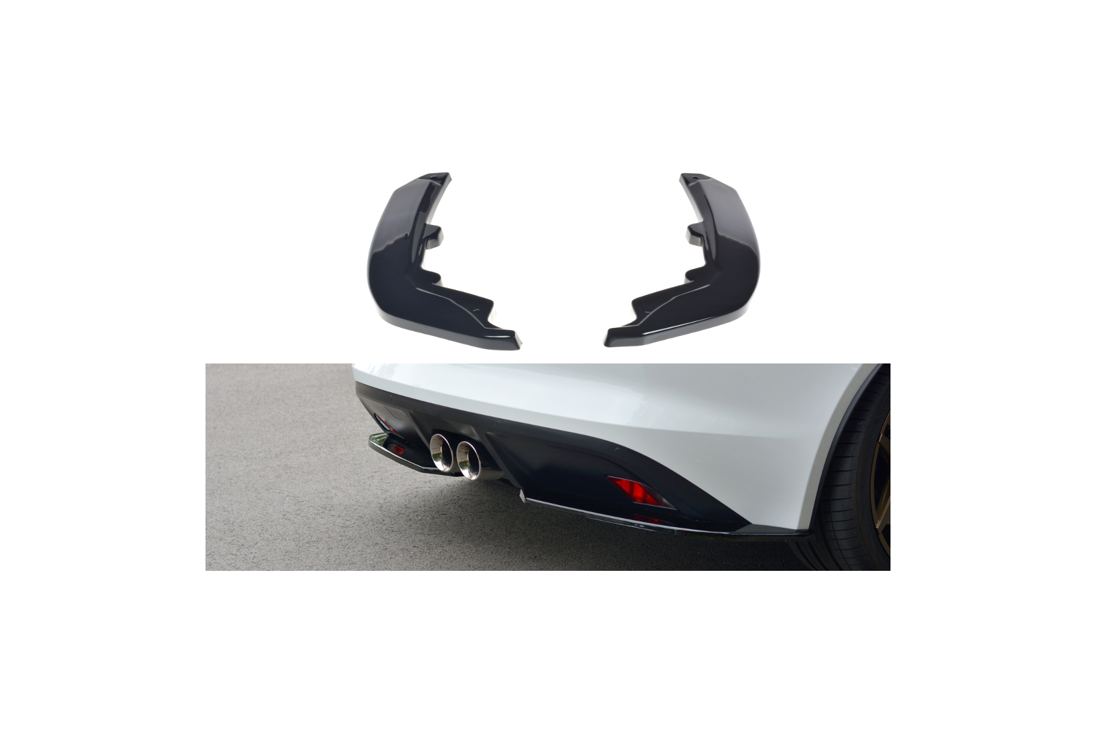 REAR SIDE SPLITTERS JAGUAR F-TYPE