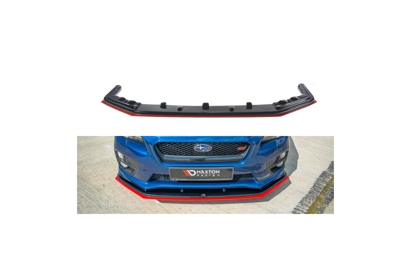 Splitter przedni V.4 SUBARU WRX STI