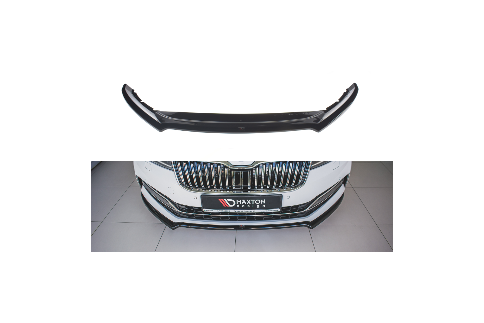 Splitter Przedni V.1 Skoda Superb Mk3 FL