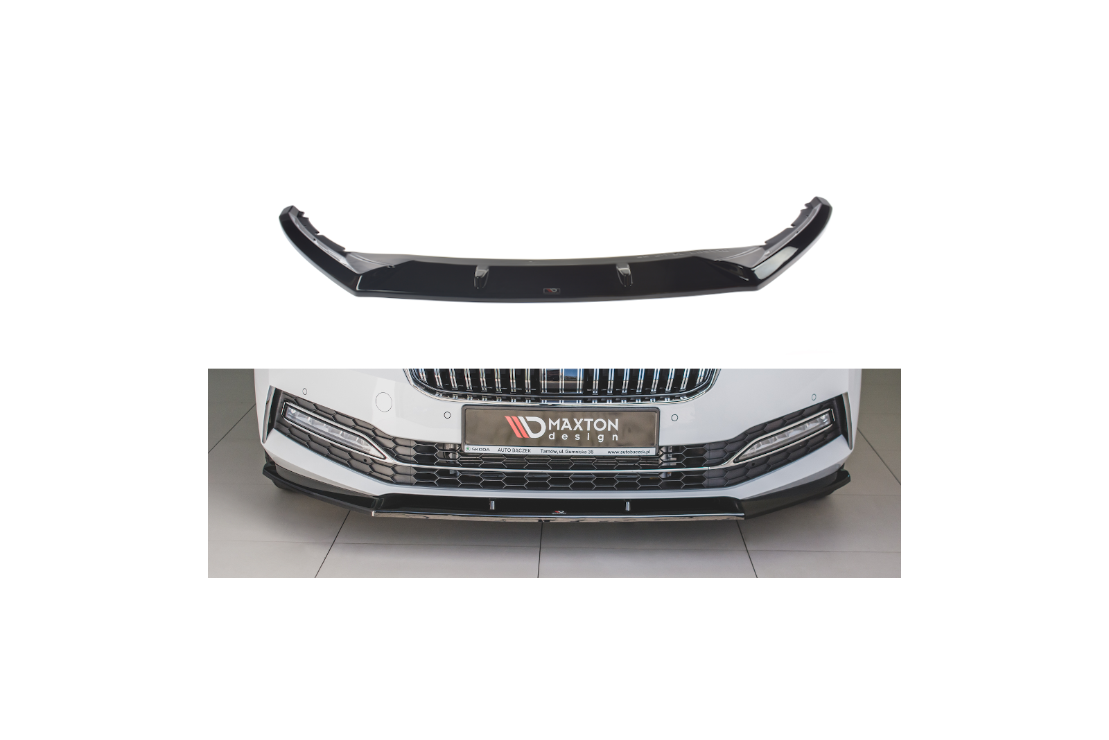 Splitter Przedni V.2 Skoda Superb Mk3 FL