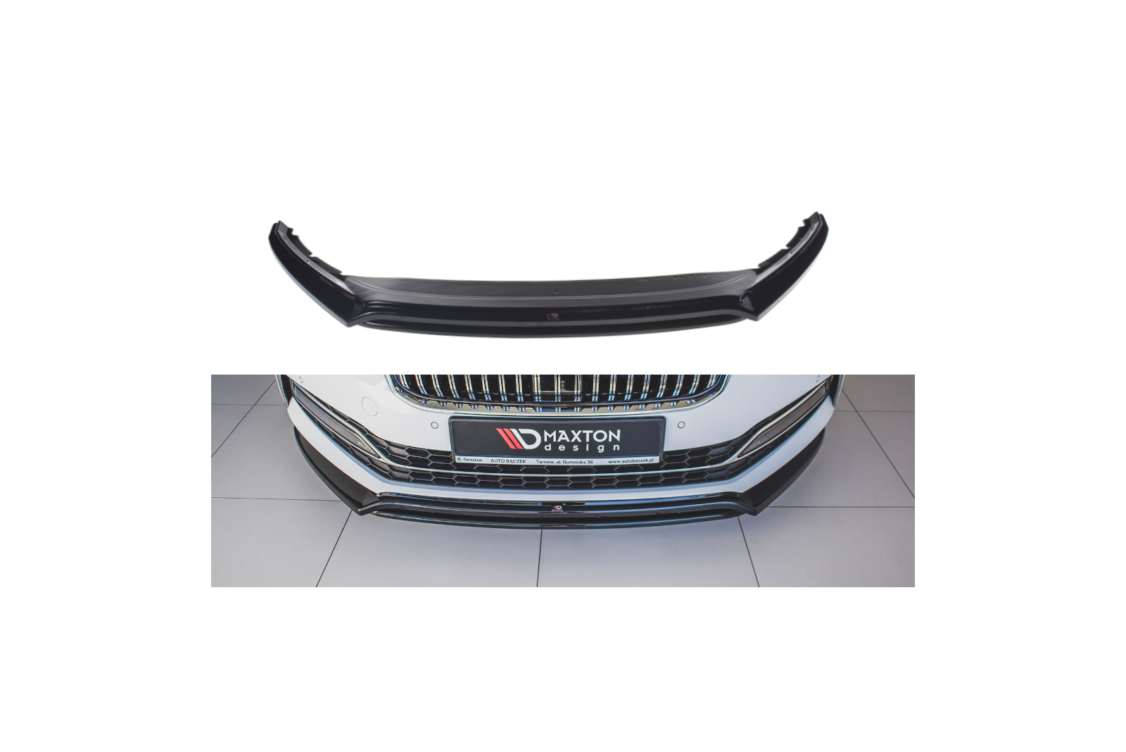 Splitter Przedni V.3 Skoda Superb Mk3 FL