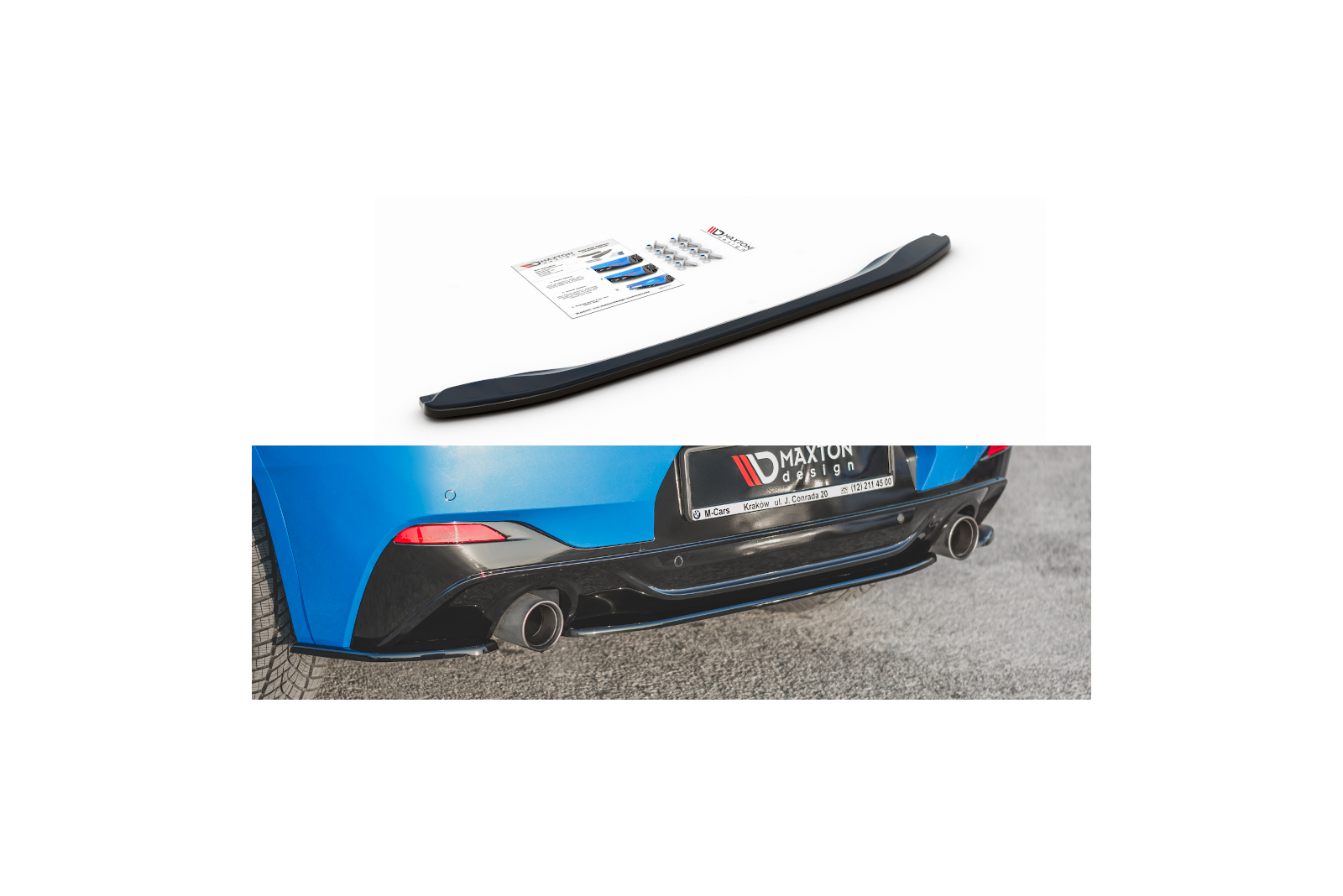 Splitter Tylny Środkowy BMW X2 F39 M-Pack