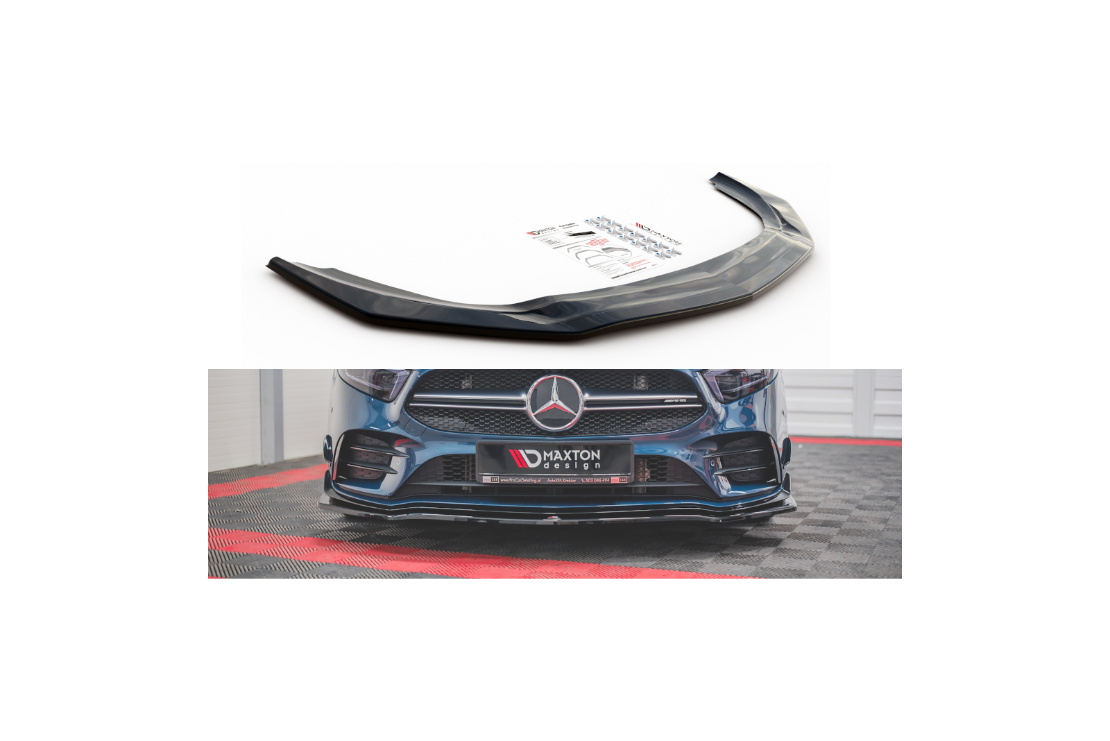 Splitter Przedni V.1 Mercedes A35 AMG / AMG-Line W177 