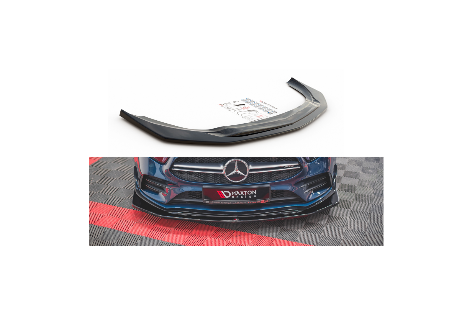 Splitter Przedni V.3 Mercedes A35 AMG / AMG-Line W177 