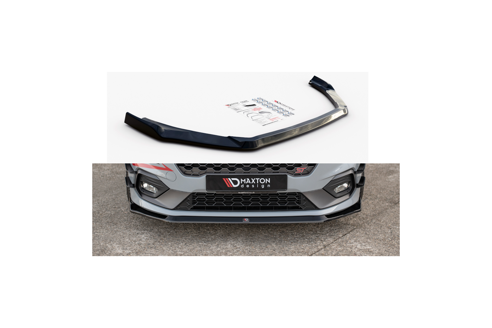 Splitter Przedni V.5 Ford Fiesta Mk8 ST / ST-Line