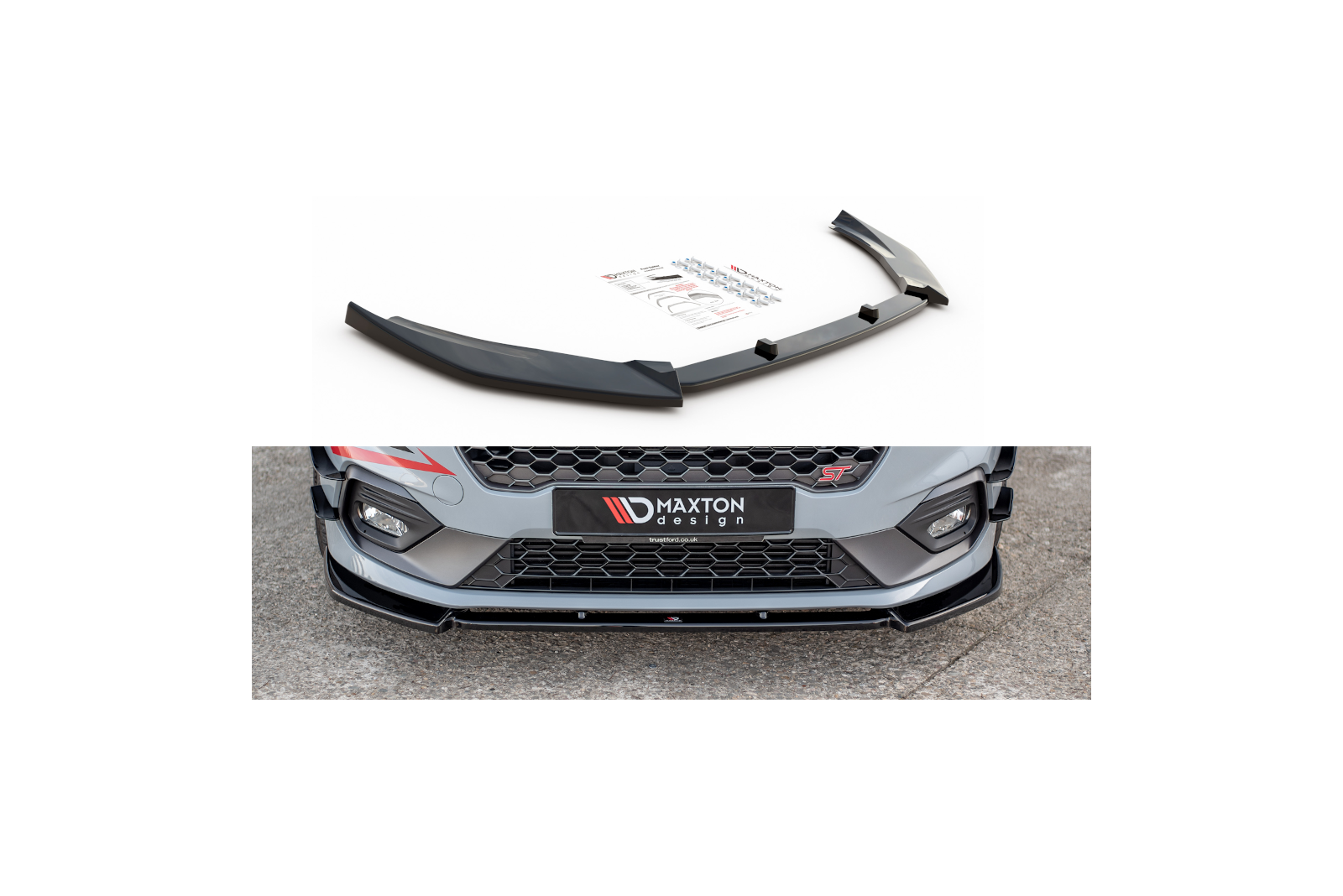 Splitter Przedni V.7 Ford Fiesta Mk8 ST / ST-Line