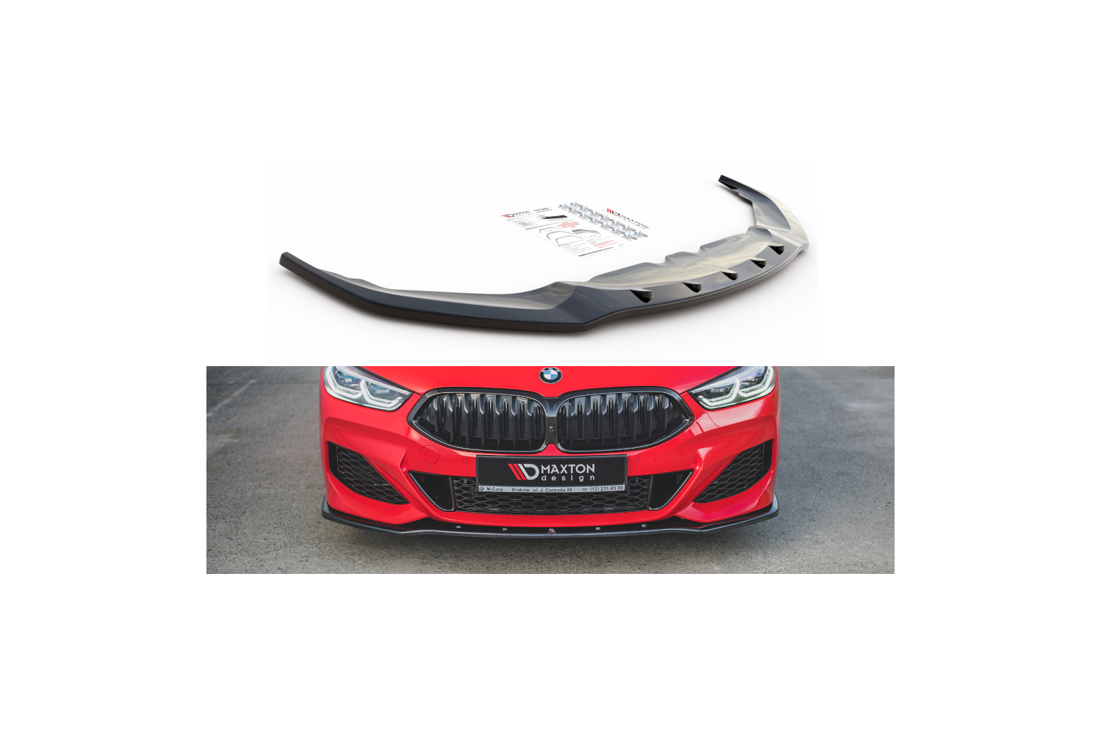 Splitter Przedni V.1 BMW 8 Coupe G15 / 8 Gran Coupe M-pack G16