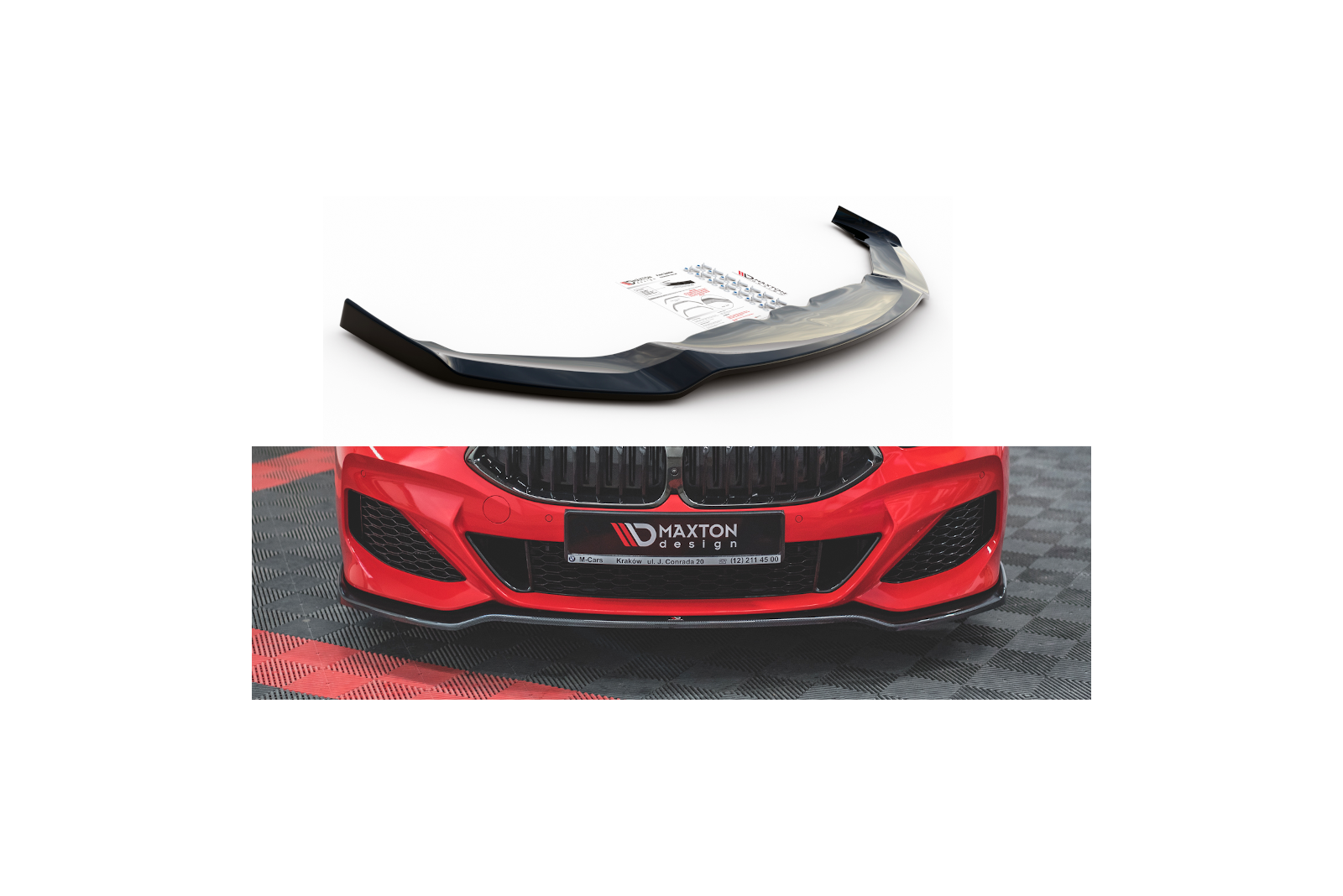 Splitter Przedni V.2 BMW 8 Coupe G15 / 8 Gran Coupe M-pack G16