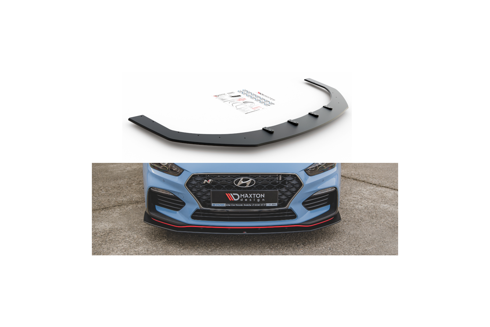 Splitter Przedni Racing Durability Hyundai I30 N Mk3 Hatchback / Fastback