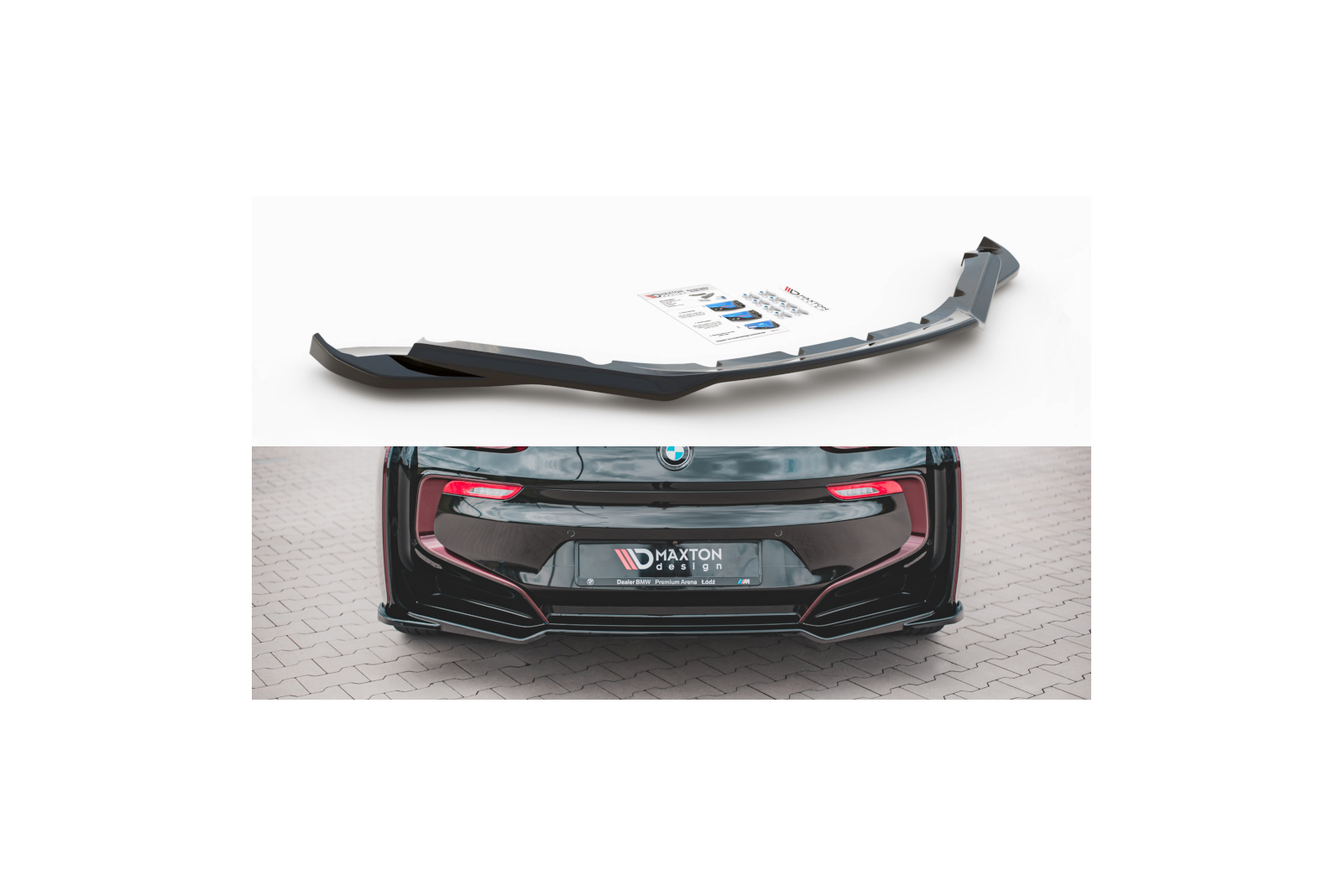 Splitter Tylny Środkowy BMW i8