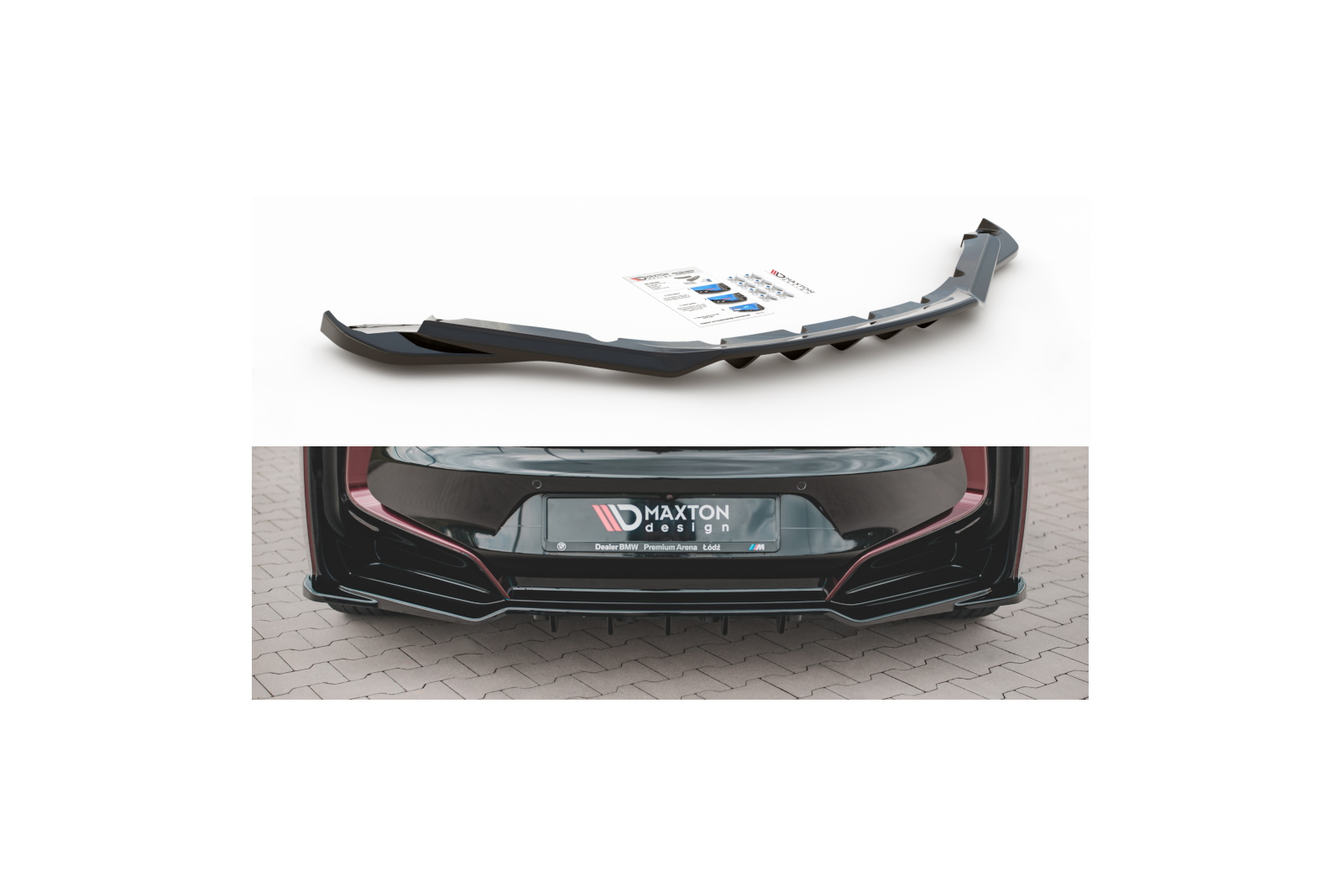 Splitter Tylny Środkowy (Z Dyfuzorem) BMW i8