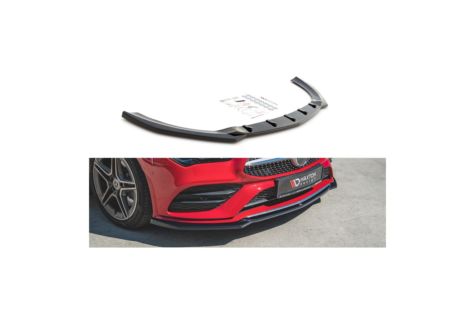 Splitter Przedni V.1 Mercedes-Benz CLA AMG-Line C118