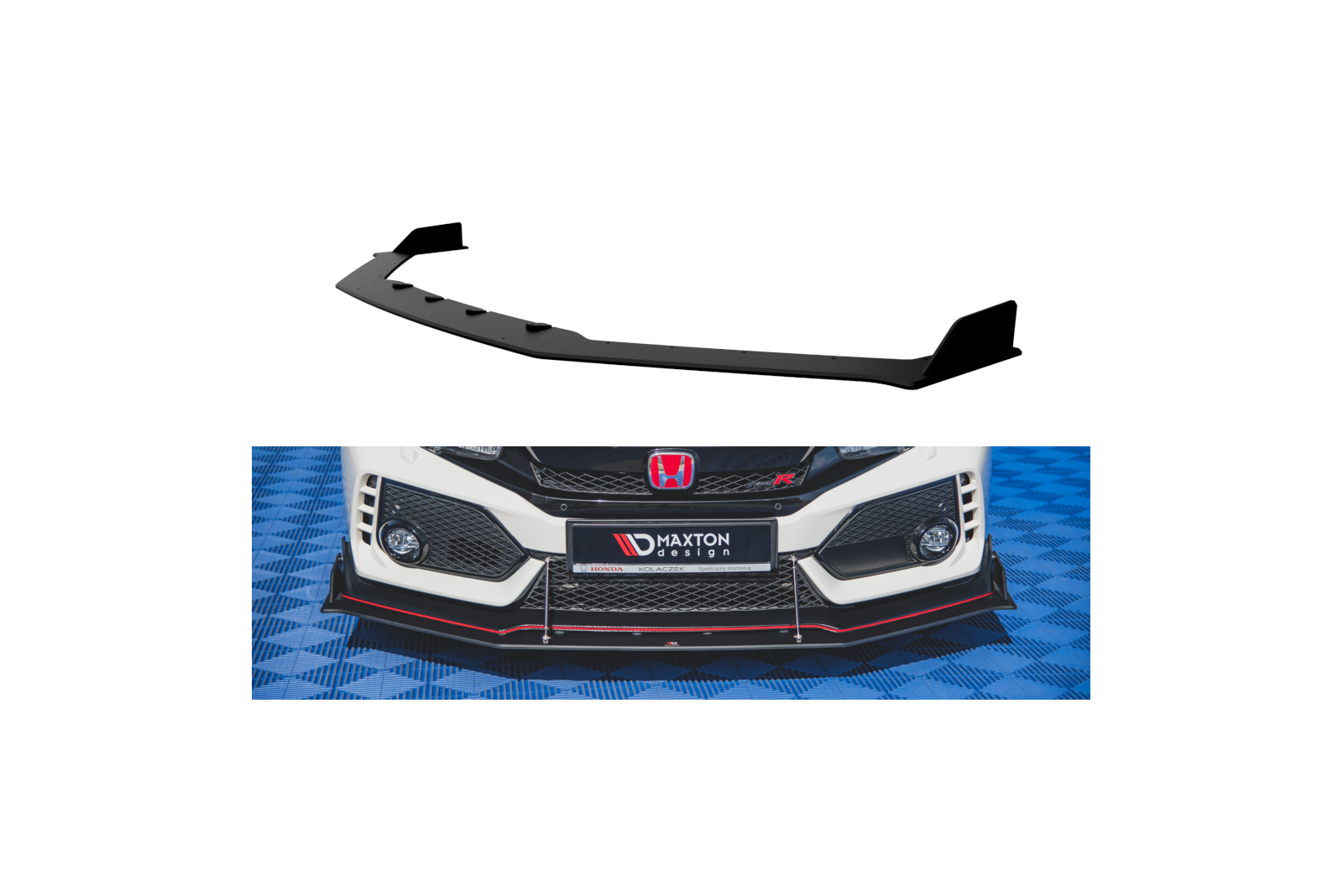 Splitter Przedni Racing Durability Honda Civic X Type-R