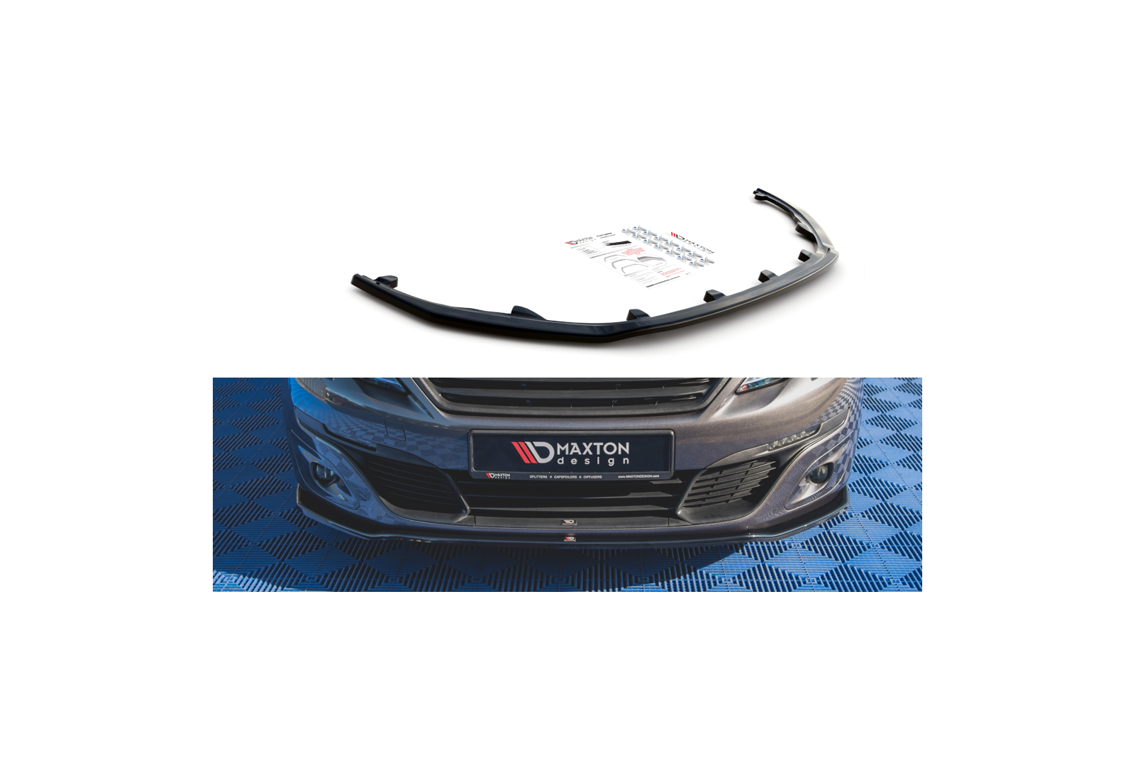 Splitter Przedni V.1 Peugeot 308 Mk2 Facelift