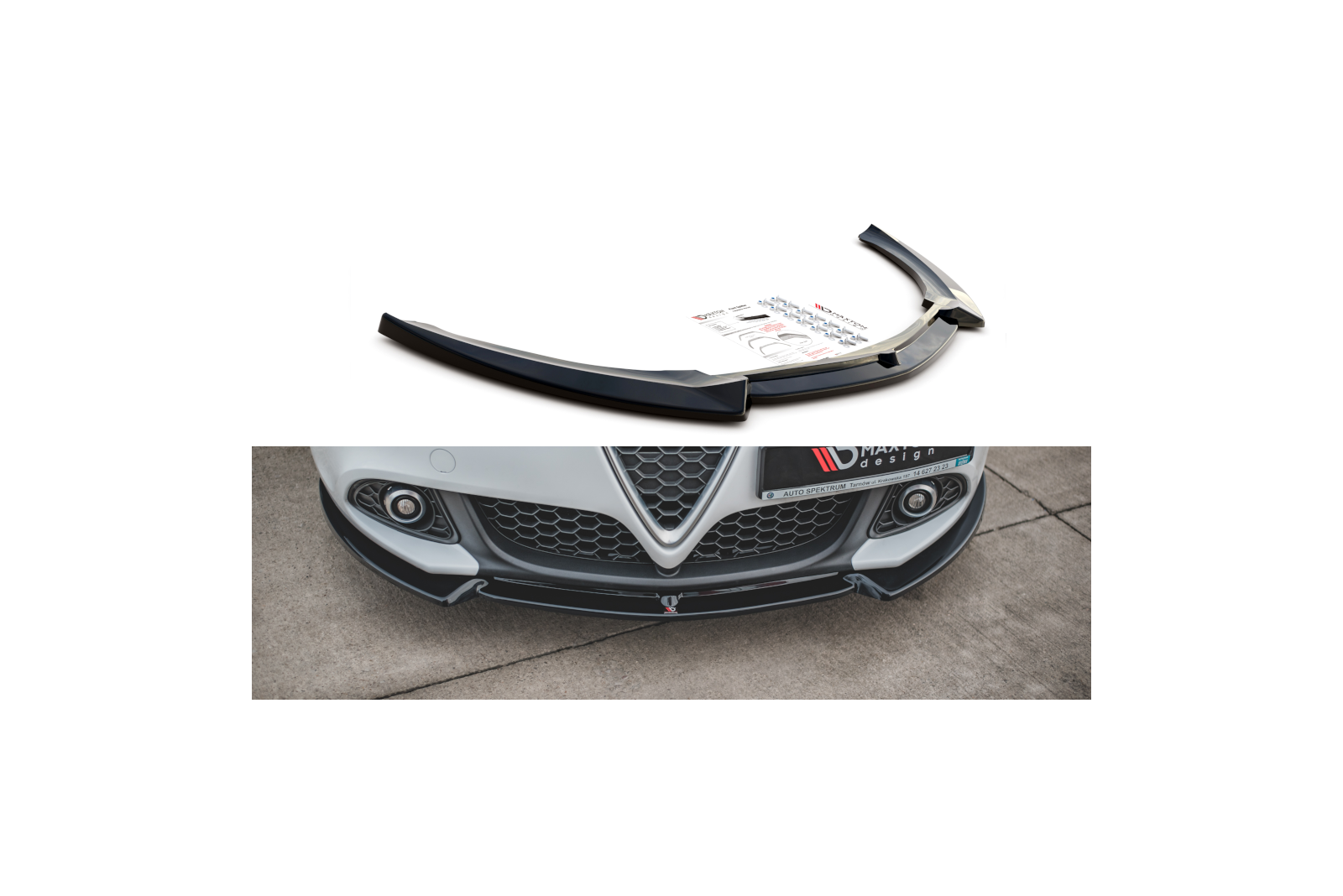 Splitter Przedni V.2 Alfa Romeo Giulietta Facelift