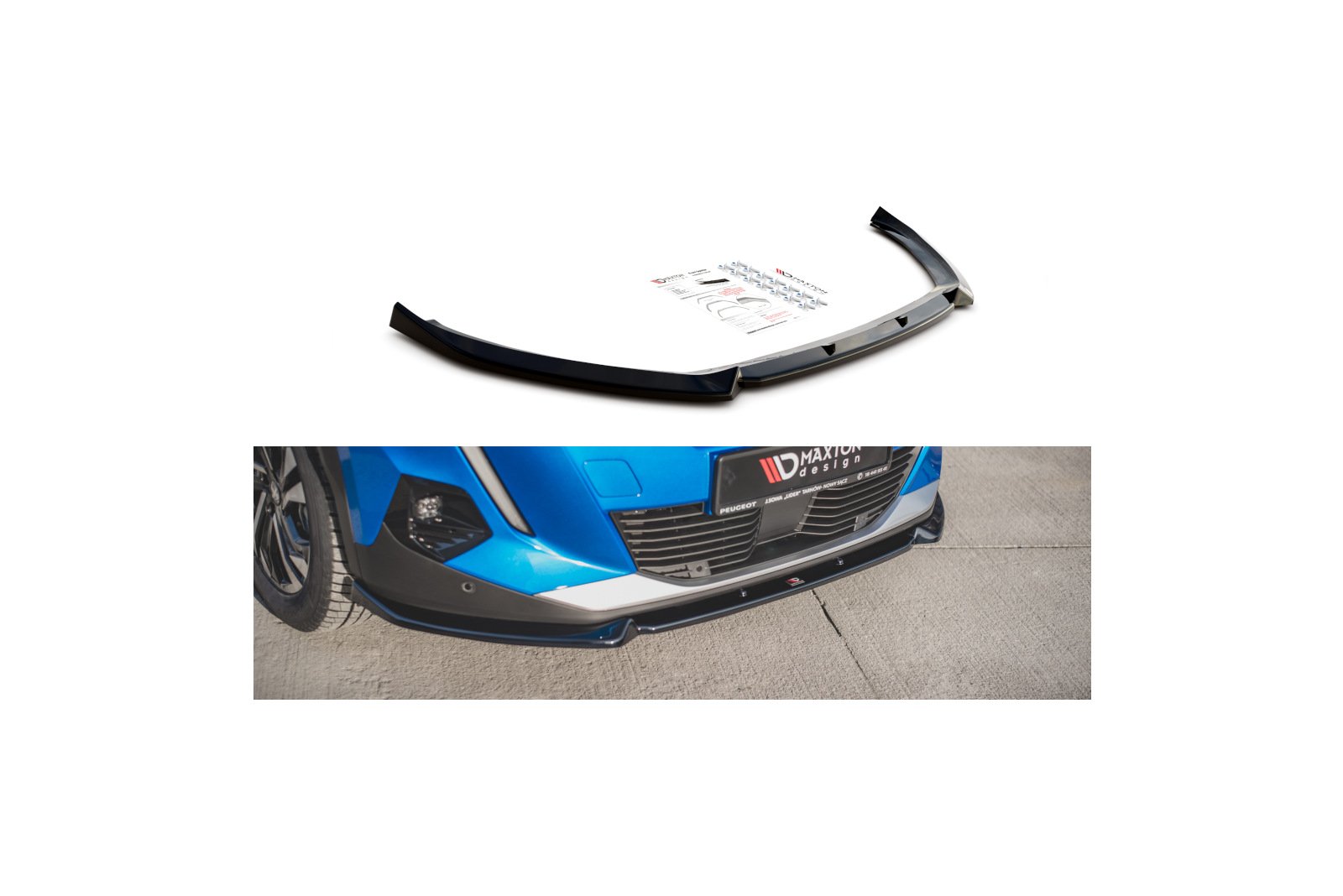 Splitter Przedni V.1 Peugeot 2008 Mk2