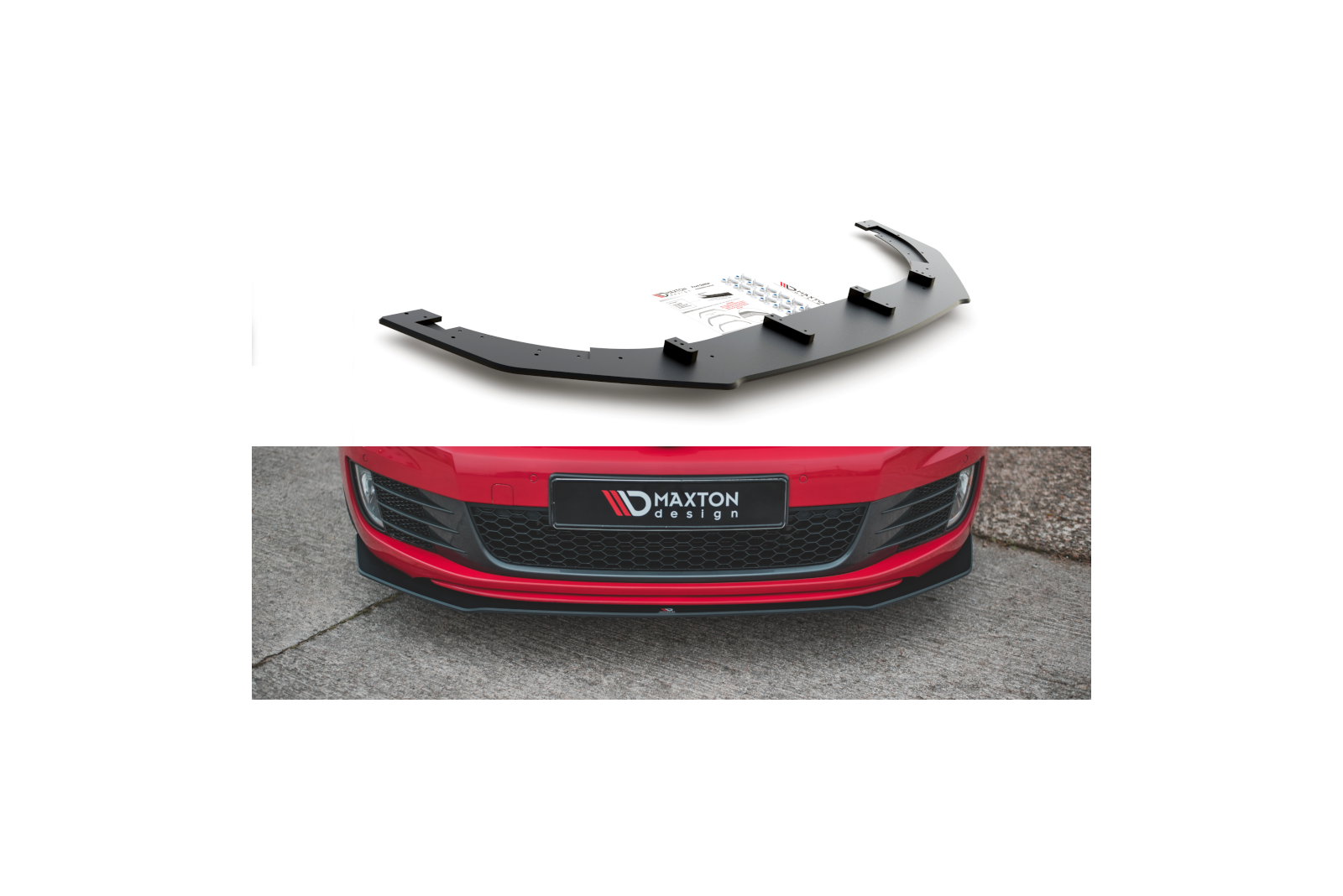 Splitter Przedni Racing Durability V.3 Volkswagen Golf GTI Mk6