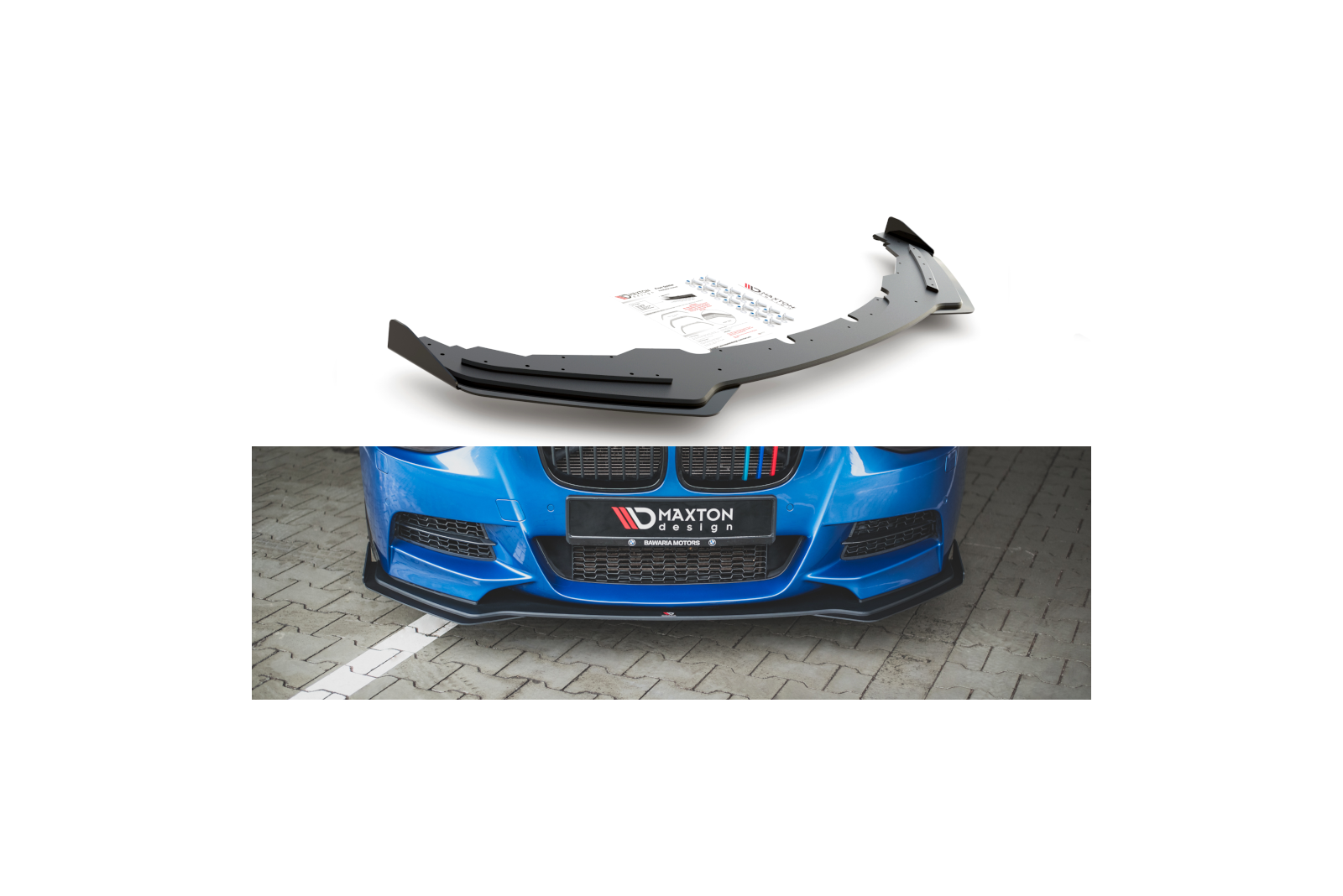 Splitter Przedni Racing Durability + Flaps BMW M135i F20