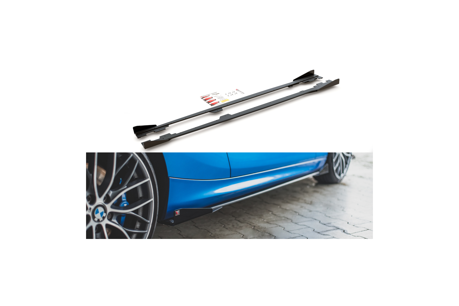 Dokładki progów Racing Durability + Flaps BMW 1 F21 M135i / M140i / M-Pack