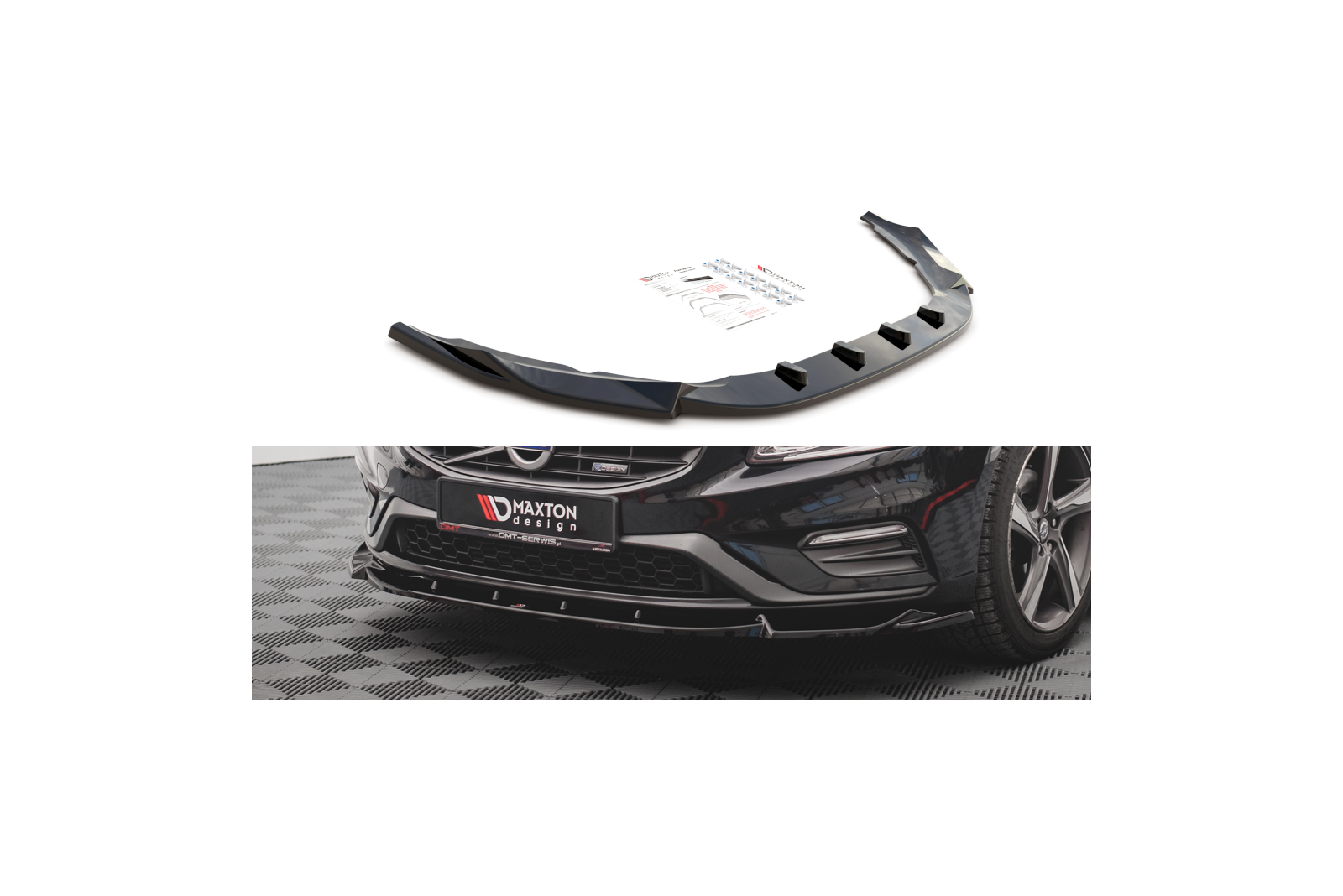 Splitter Przedni V.1 Volvo S60 R-Design Mk2