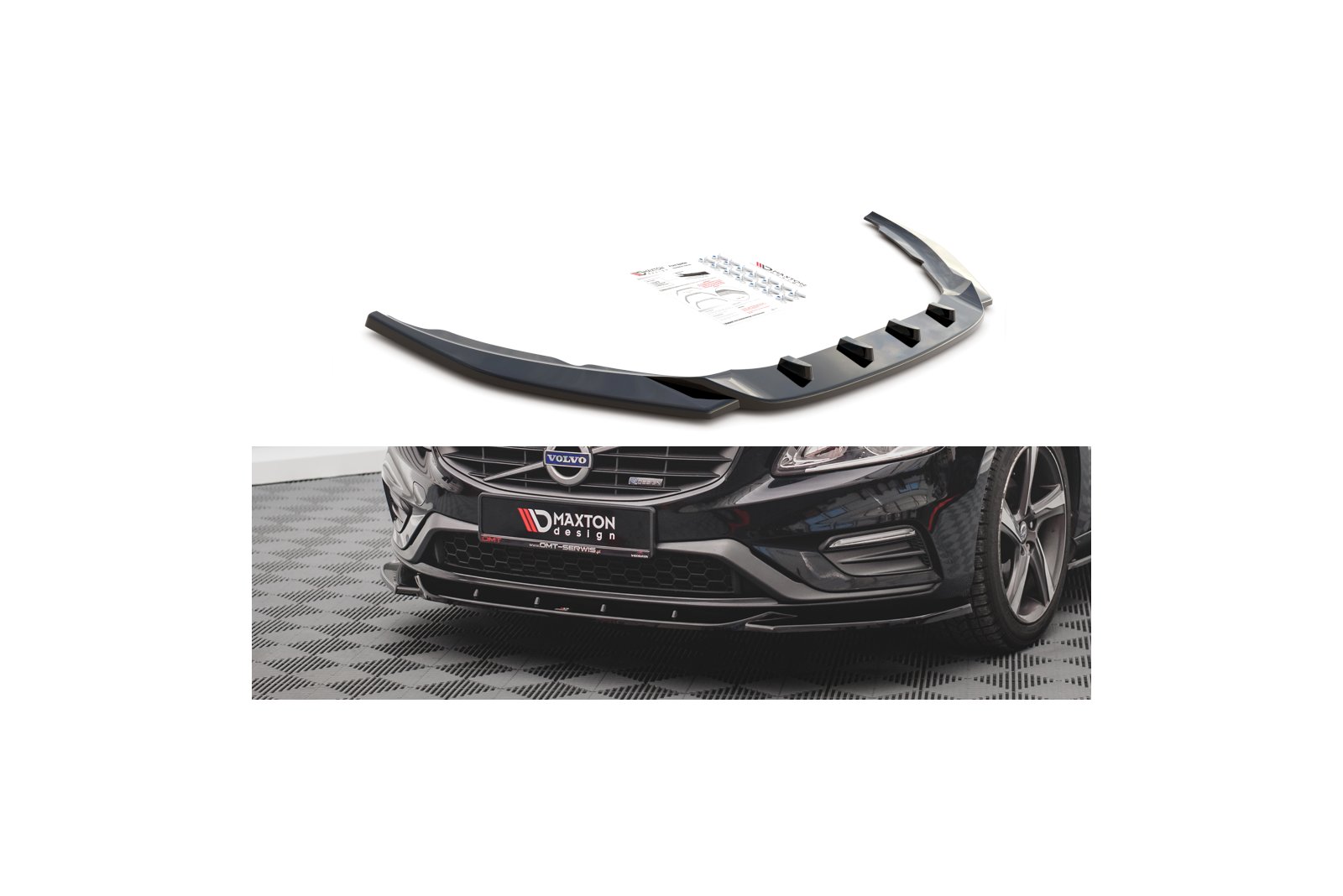 Splitter Przedni V.2 Volvo S60 R-Design Mk2