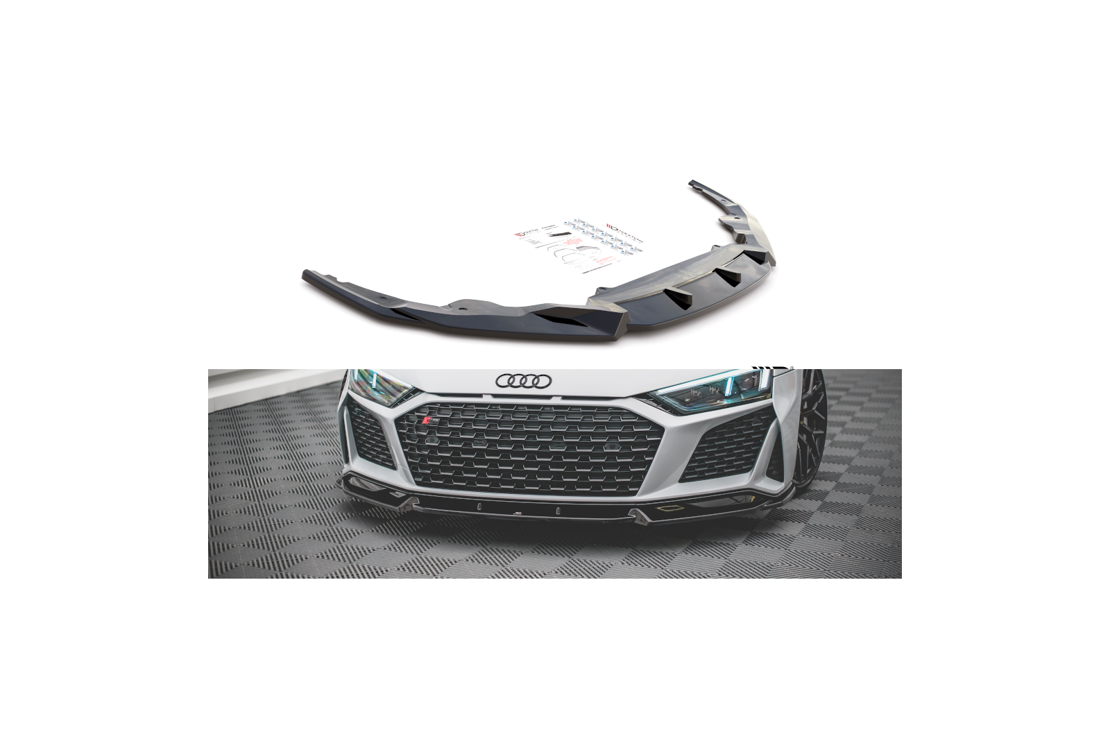 Splitter Przedni V.1 Audi R8 Mk2 Facelift