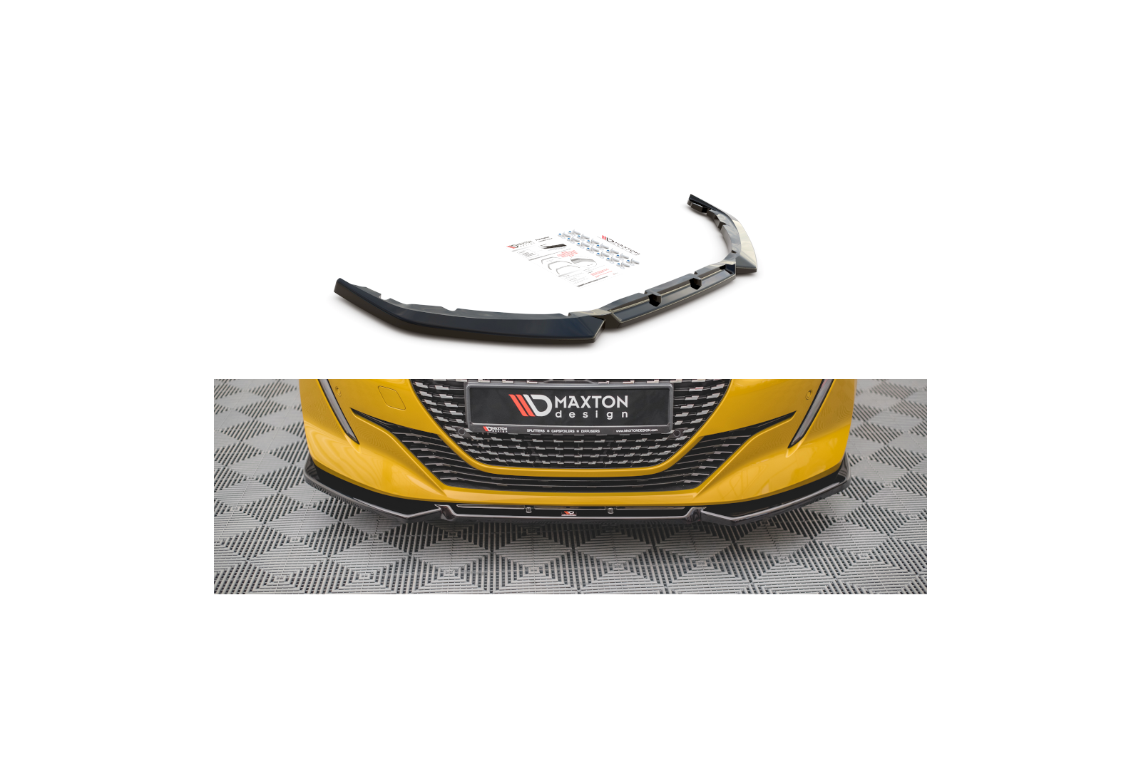 Splitter Przedni V.1 Peugeot 208 Mk2