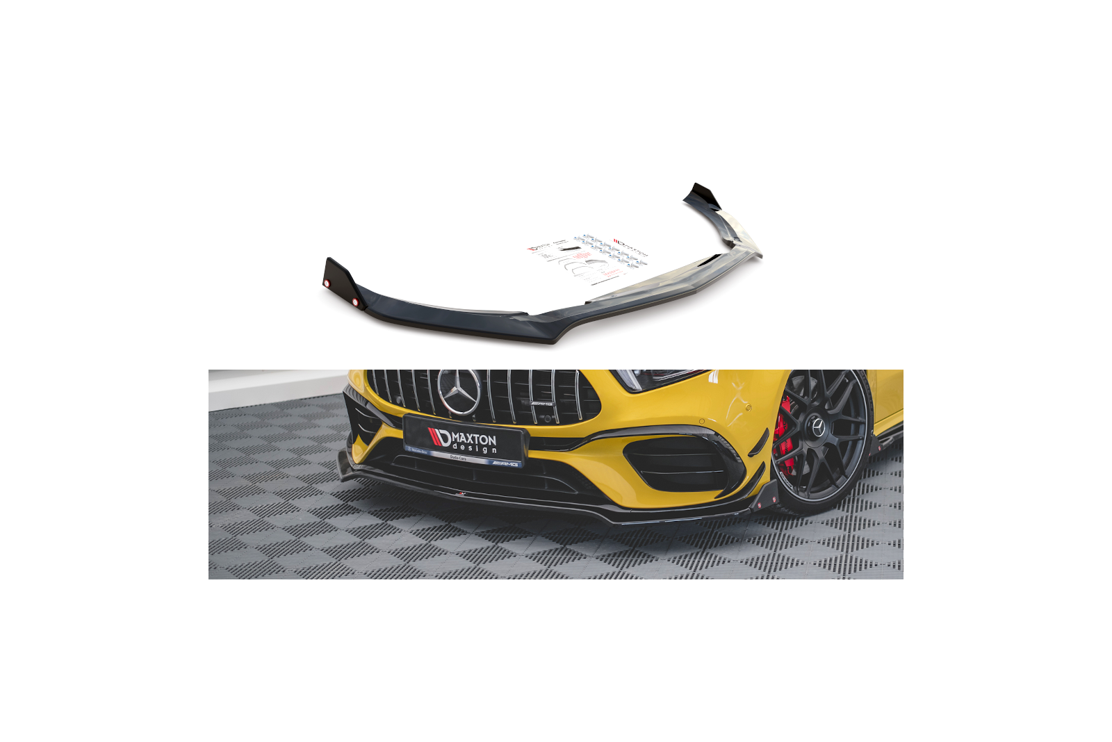 Splitter Przedni + Flaps V.3 Mercedes-AMG A45 S