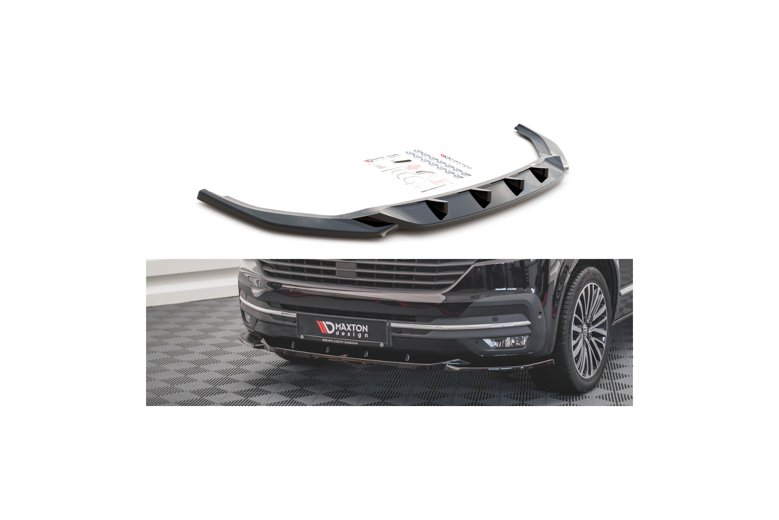 Splitter Przedni V.2 Volkswagen T6 Facelift