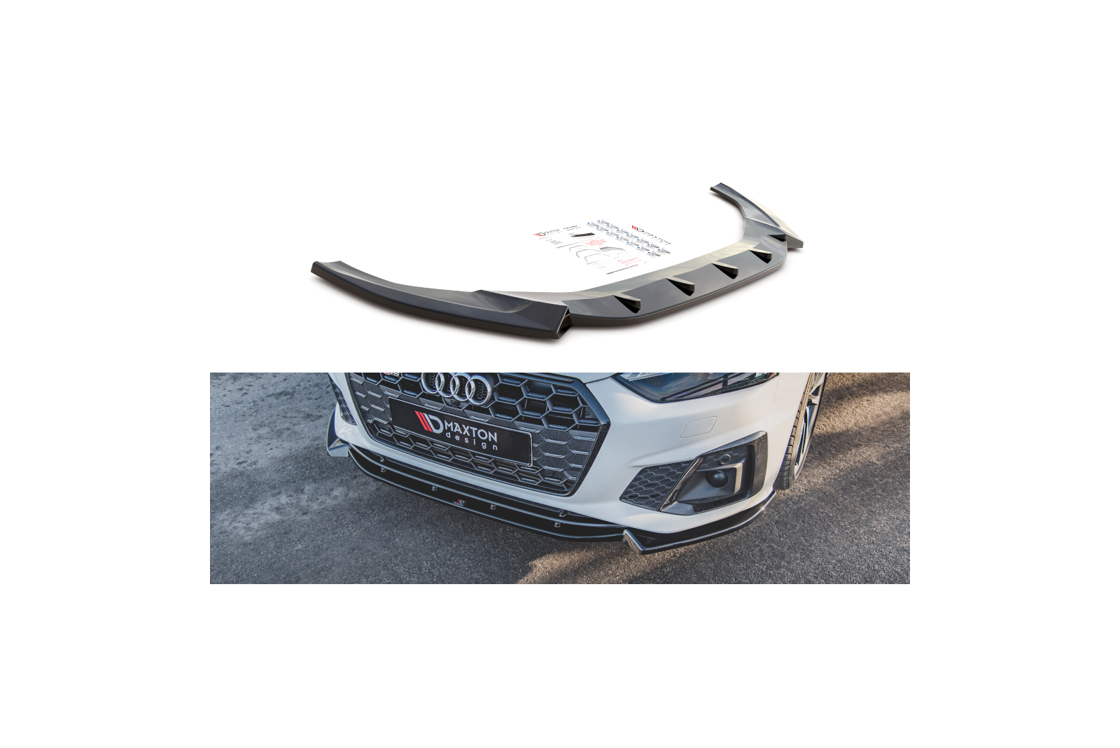 Splitter Przedni V.2 Audi S5 / A5 S-Line F5 Facelift