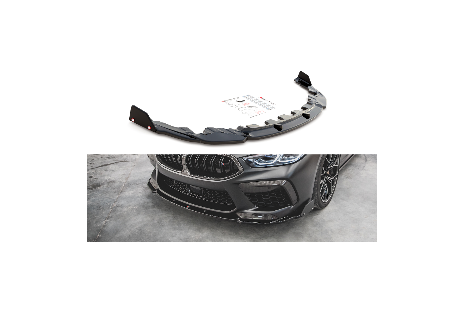 Splitter Przedni + Flaps V.1 BMW M8 Gran Coupe F93