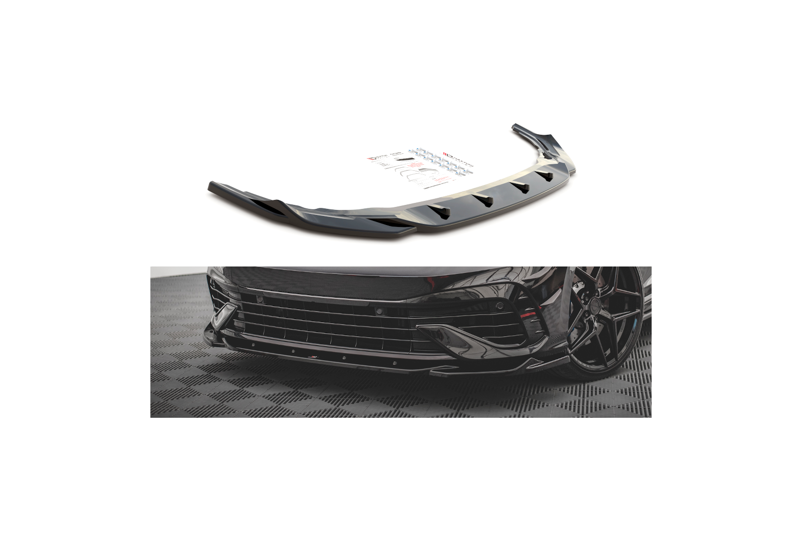 Splitter Przedni V.4 Volkswagen Golf R Mk8