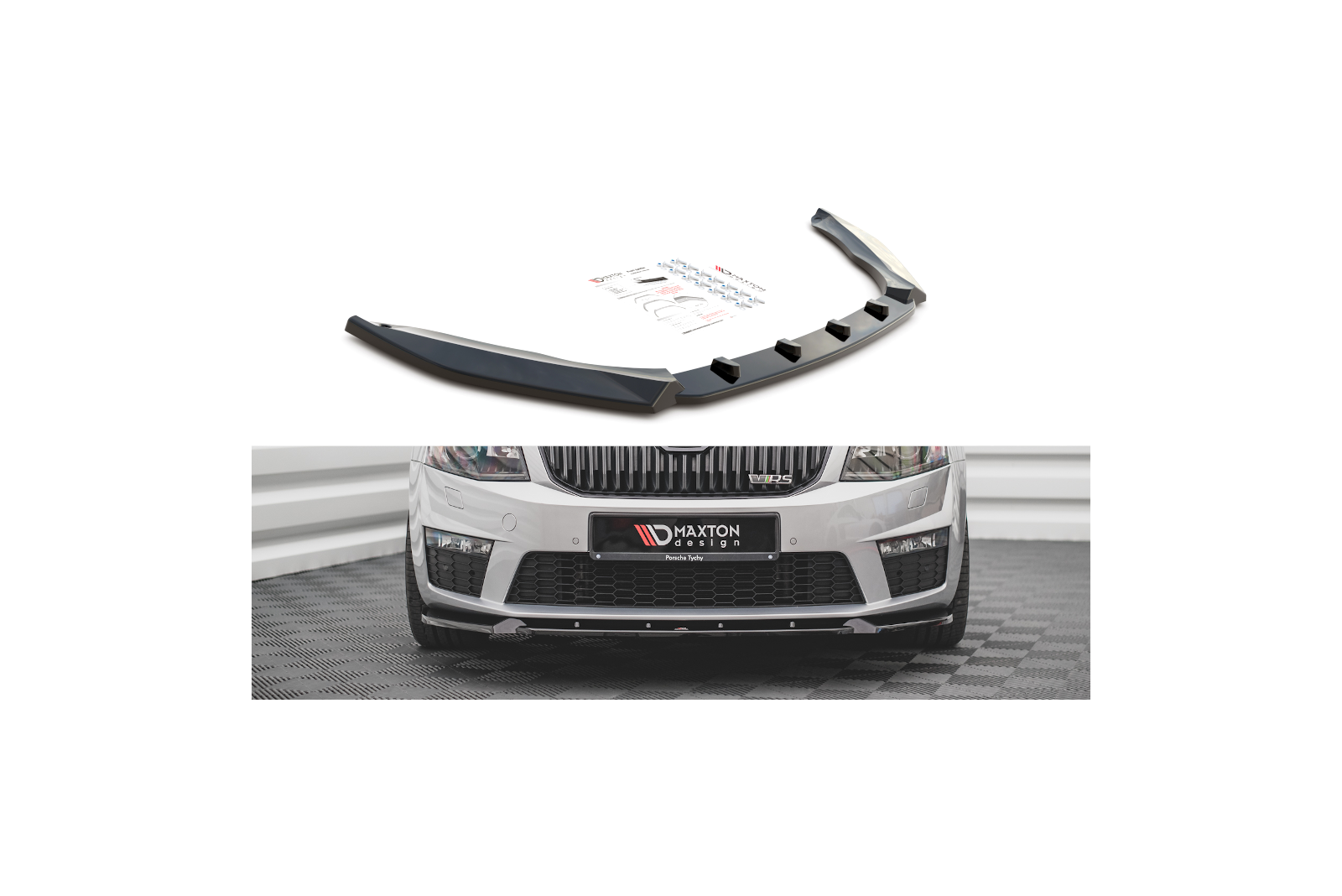 Splitter Przedni V.3 Skoda Octavia RS Mk3