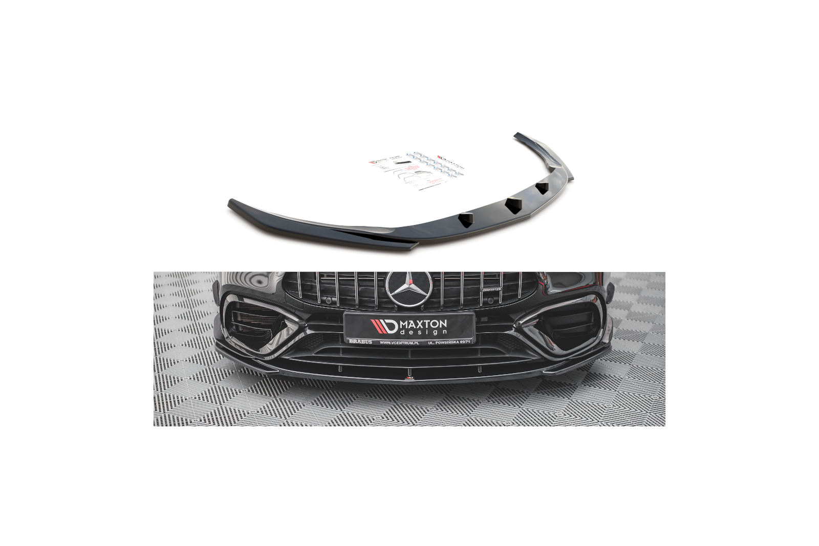 Splitter Przedni V.3 Mercedes-AMG CLA 45 Aero C118