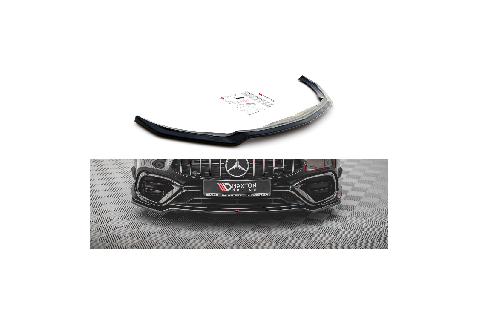 Splitter Przedni V.1 Mercedes-AMG CLA 45 Aero C118