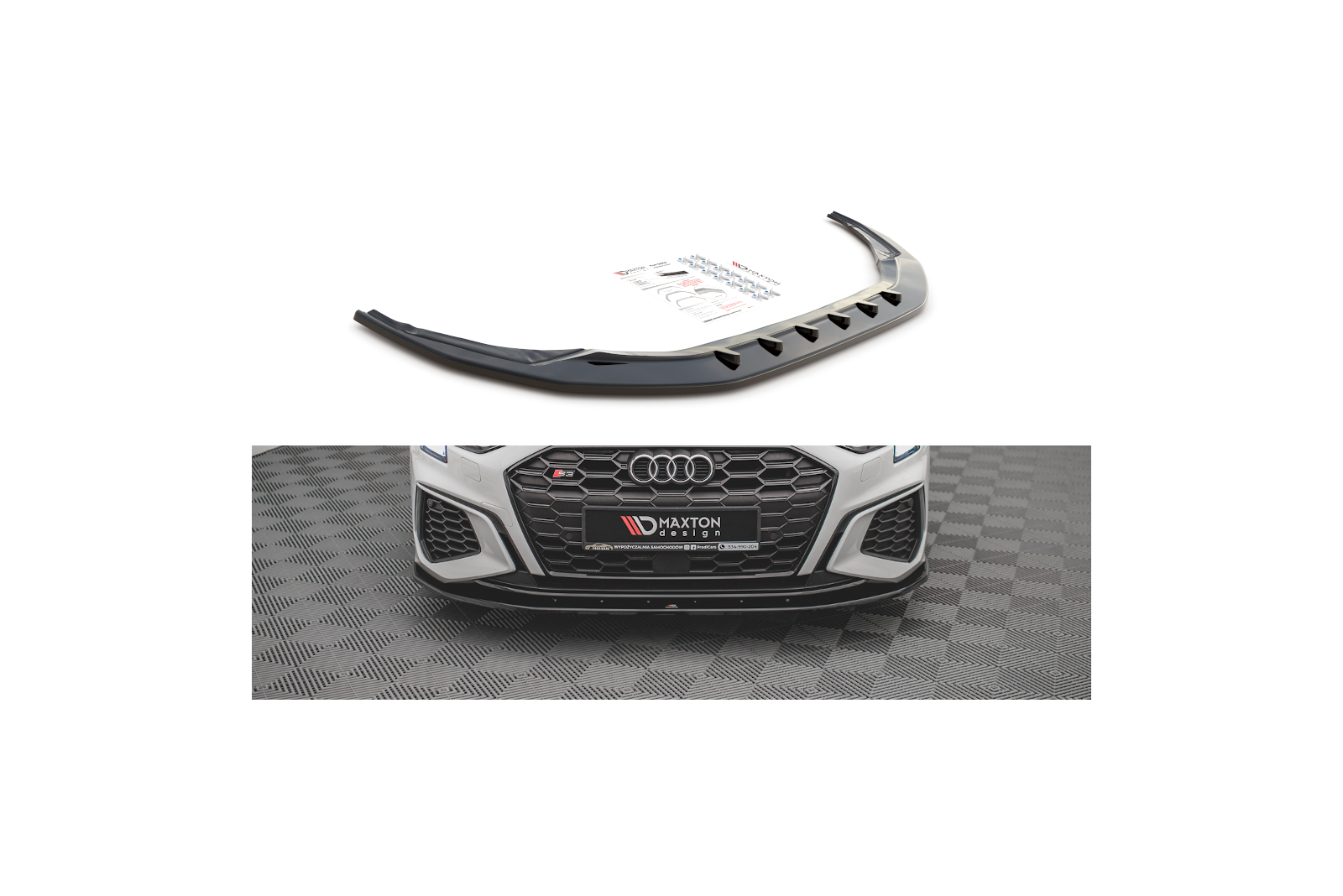 Splitter Przedni V.1 Audi S3 / A3 S-Line 8Y