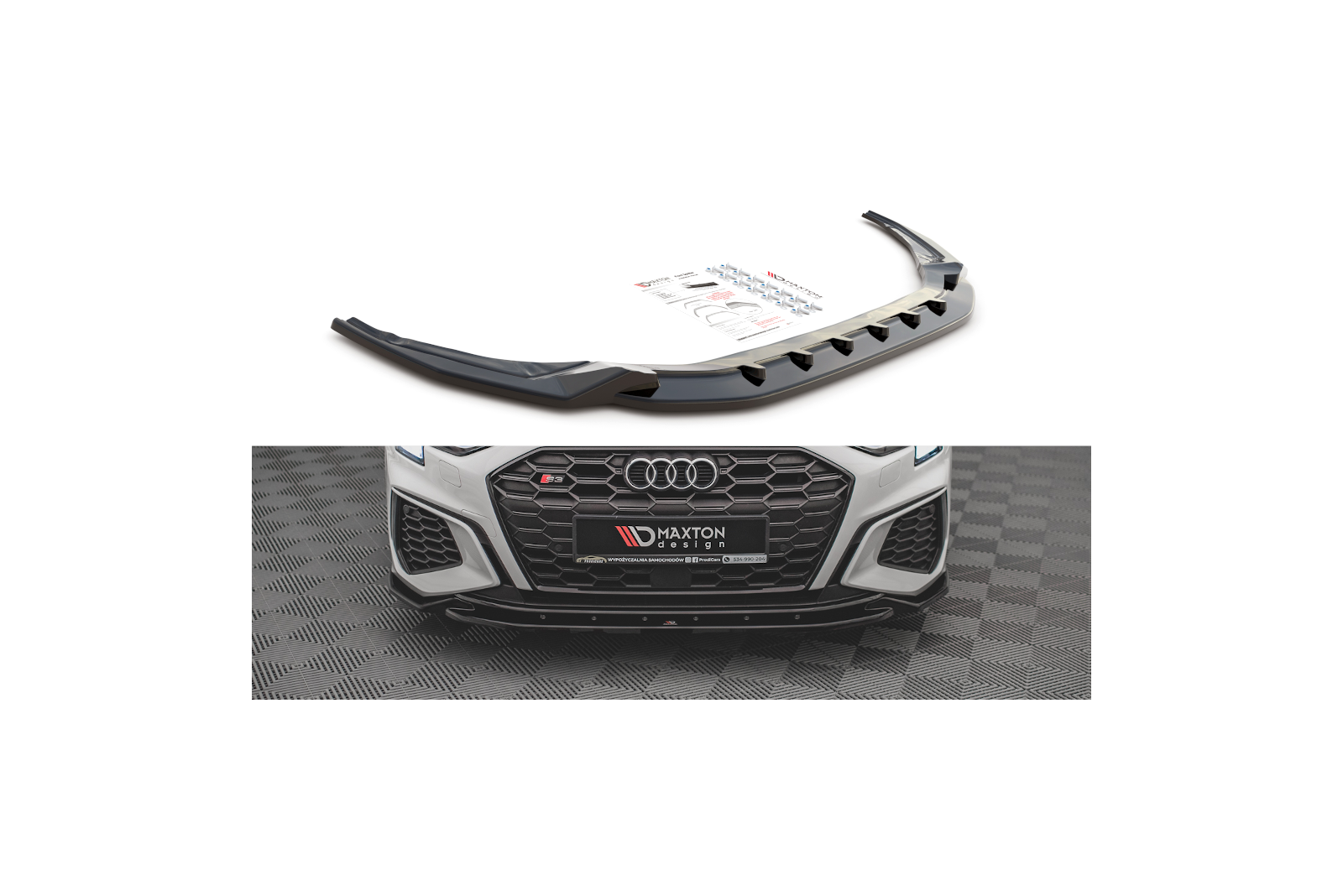 Splitter Przedni V.2 Audi S3 / A3 S-Line 8Y