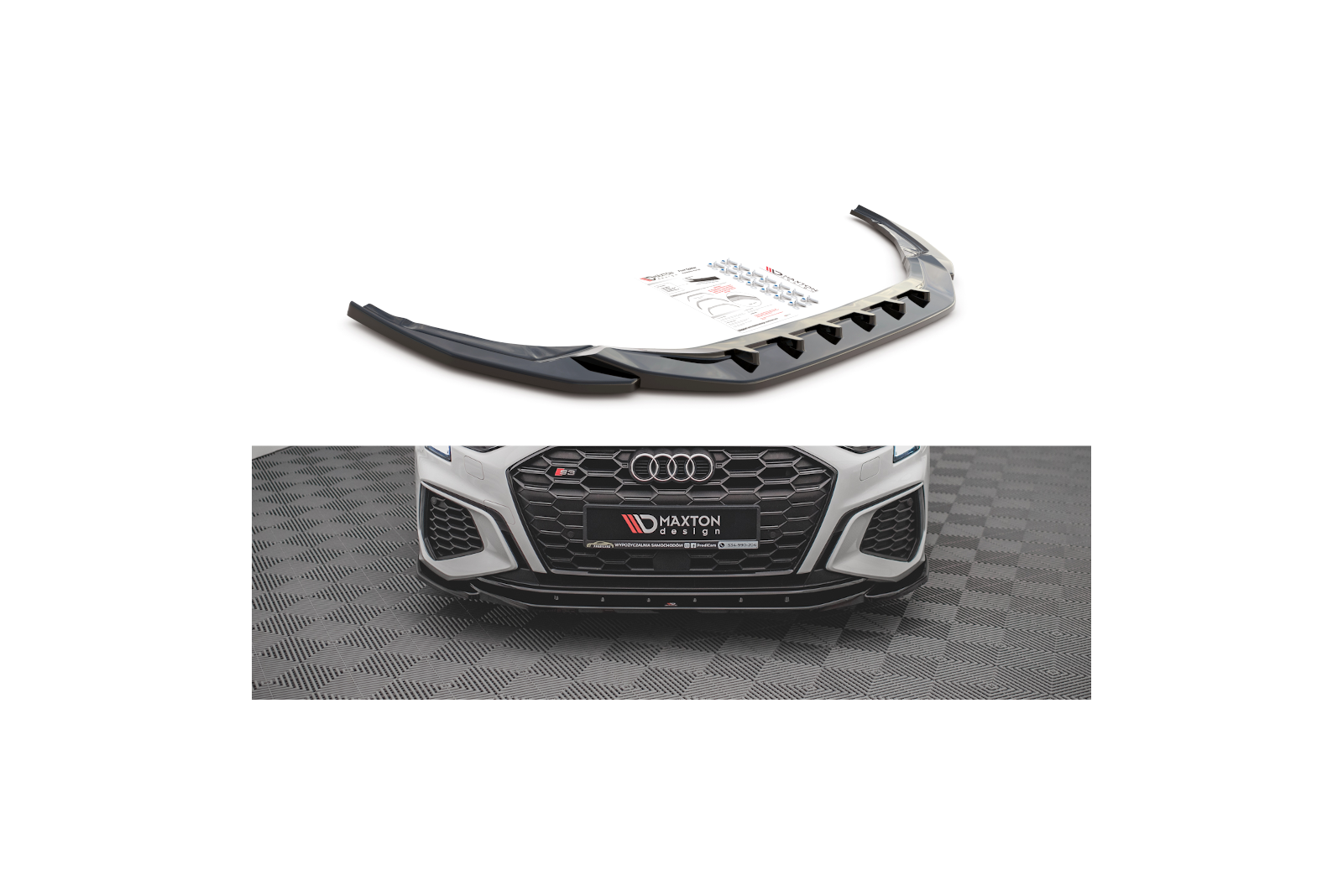 Splitter Przedni V.4 Audi S3 / A3 S-Line 8Y