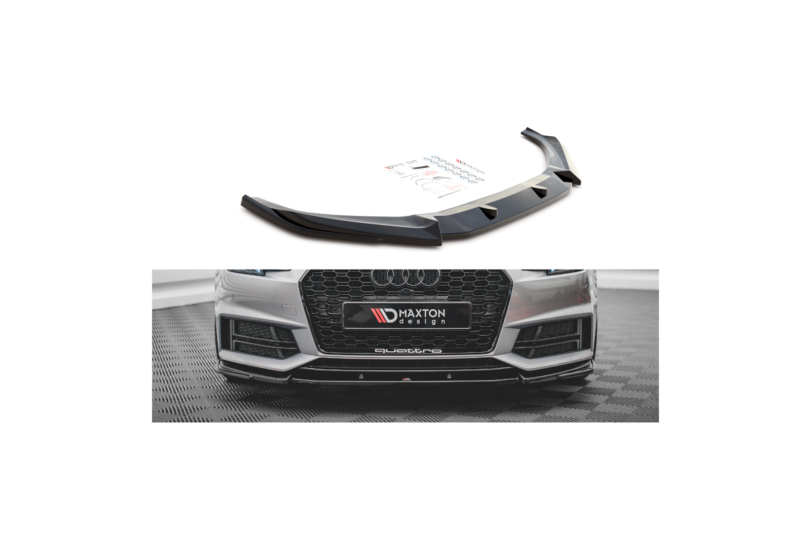 Splitter Przedni V.3 Audi S4 / A4 S-Line B9