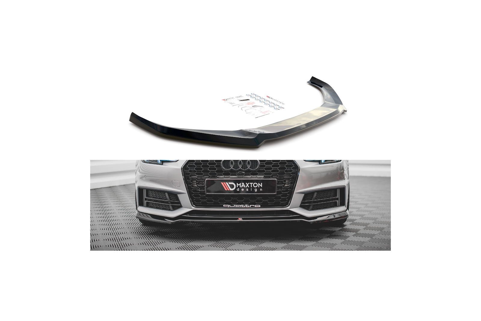 Splitter Przedni V.4 Audi S4 / A4 S-Line B9