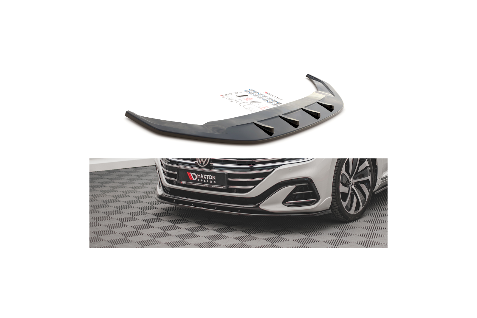 Splitter Przedni V.2 Volkswagen Arteon R-Line Facelift