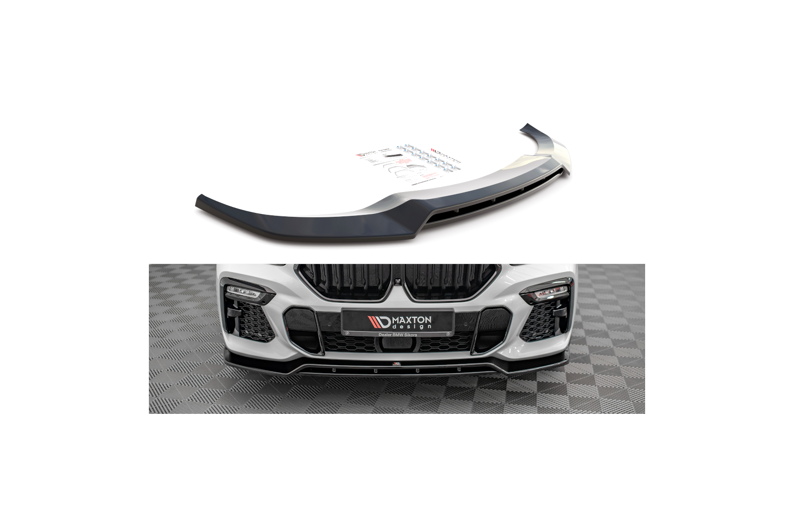 Splitter Przedni V.2 BMW X6 M-Pack G06