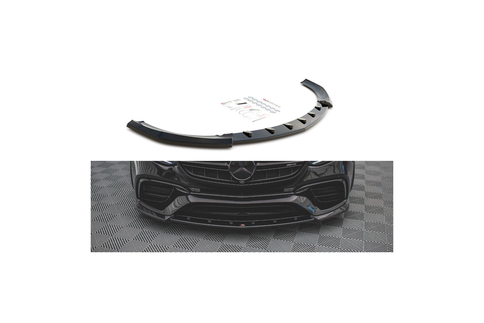 Splitter Przedni V.3 Mercedes-Benz E63 AMG Estate/Sedan S213/W213